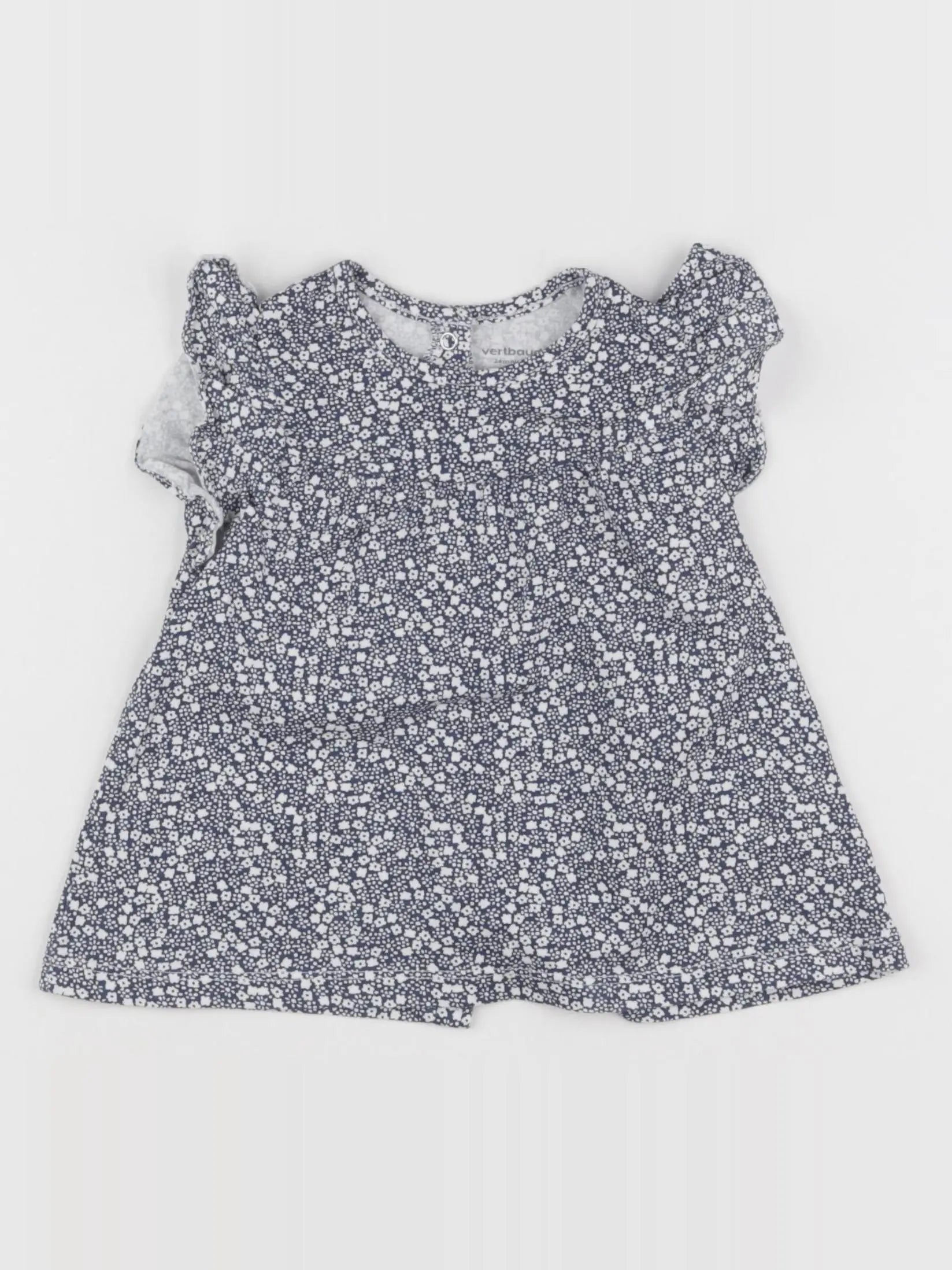 Vertbaudet - tee-shirt bleu - 24 mois