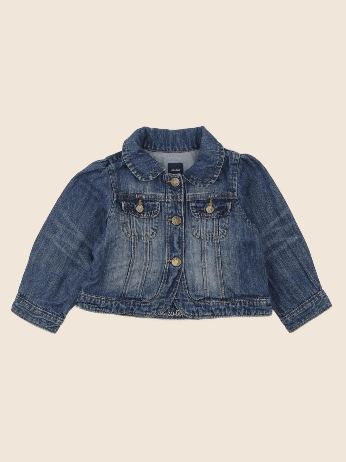 GAP - veste bleu - 12/18 mois
