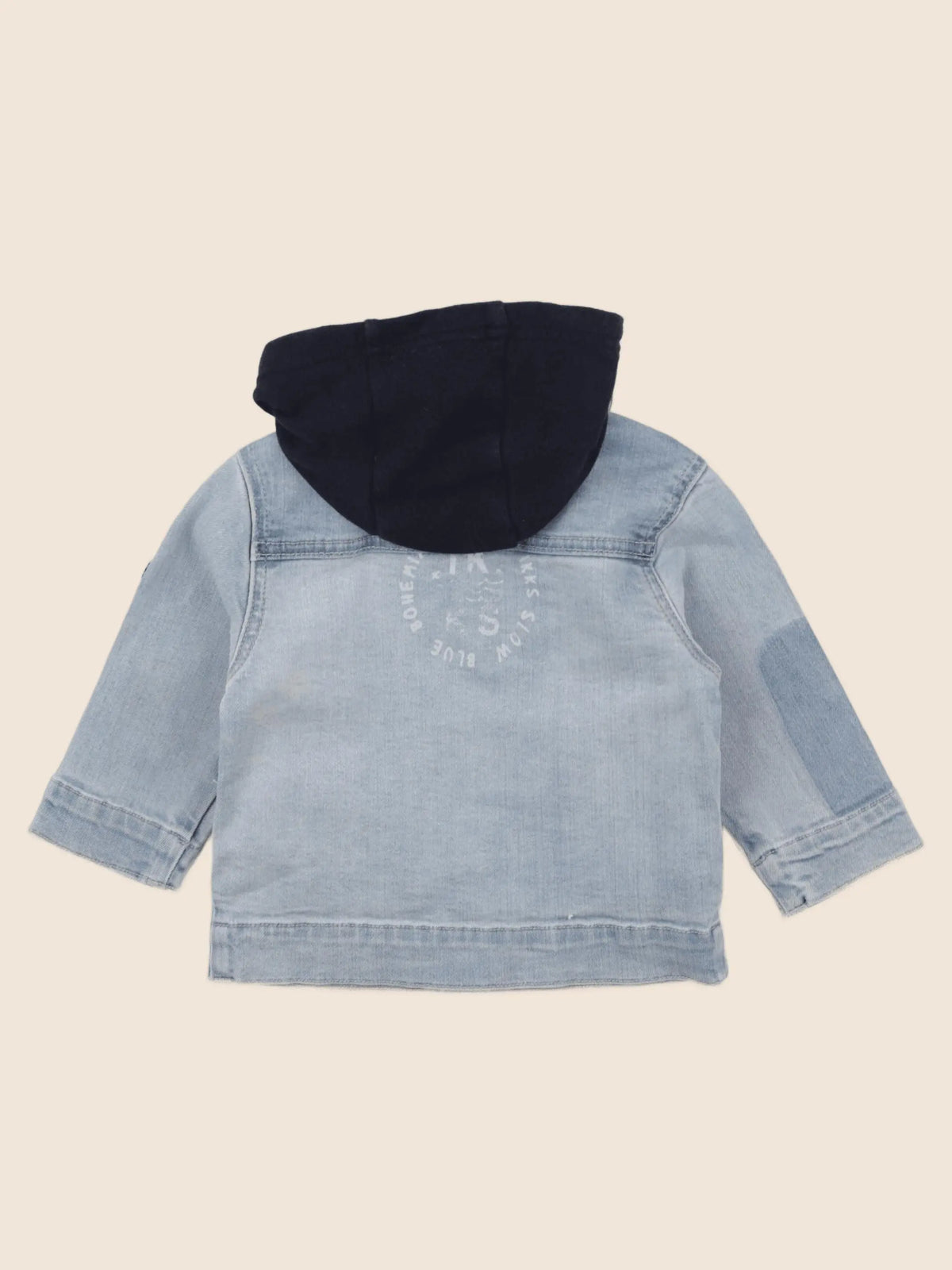 IKKS - veste imprimé au dos bleu - 18 mois