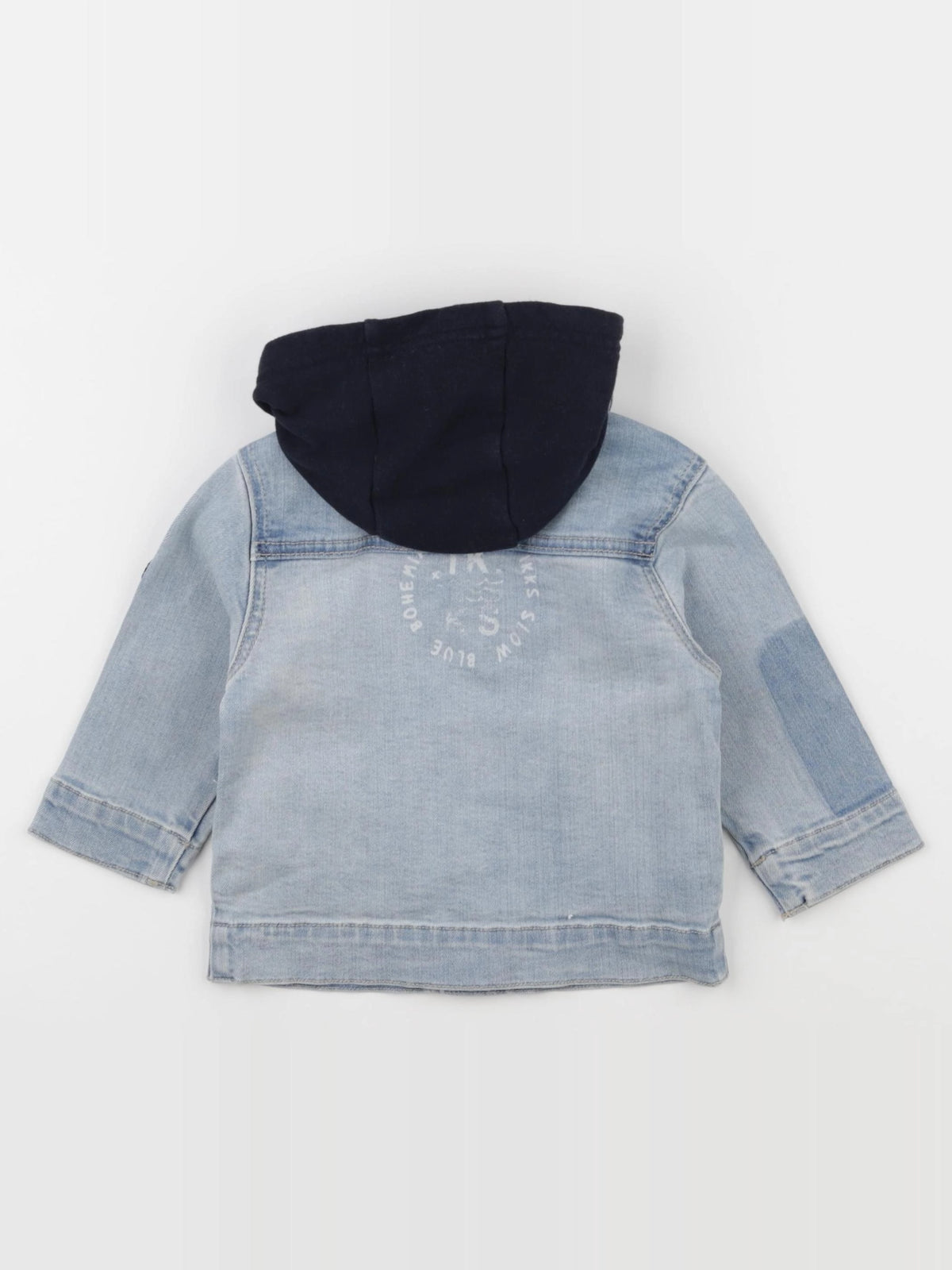 IKKS - veste imprimé au dos bleu - 18 mois