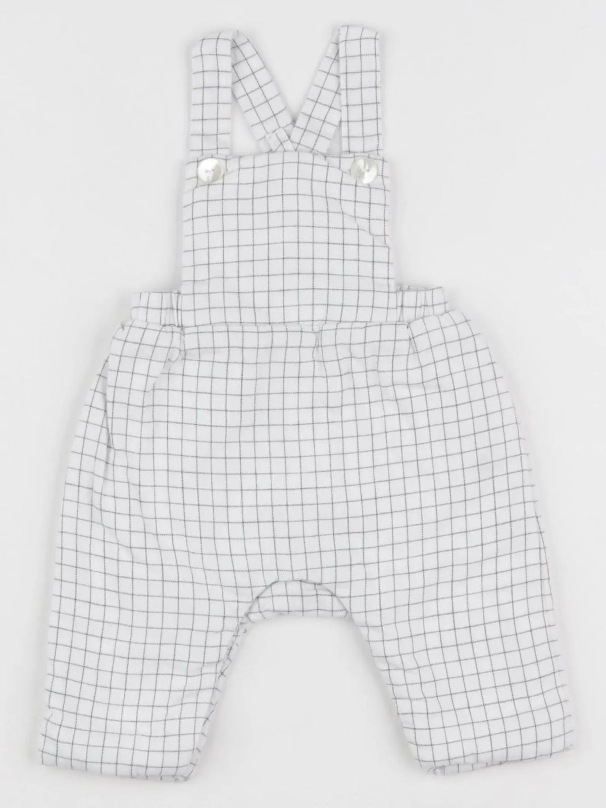 Jacadi - salopette blanc - 3 mois