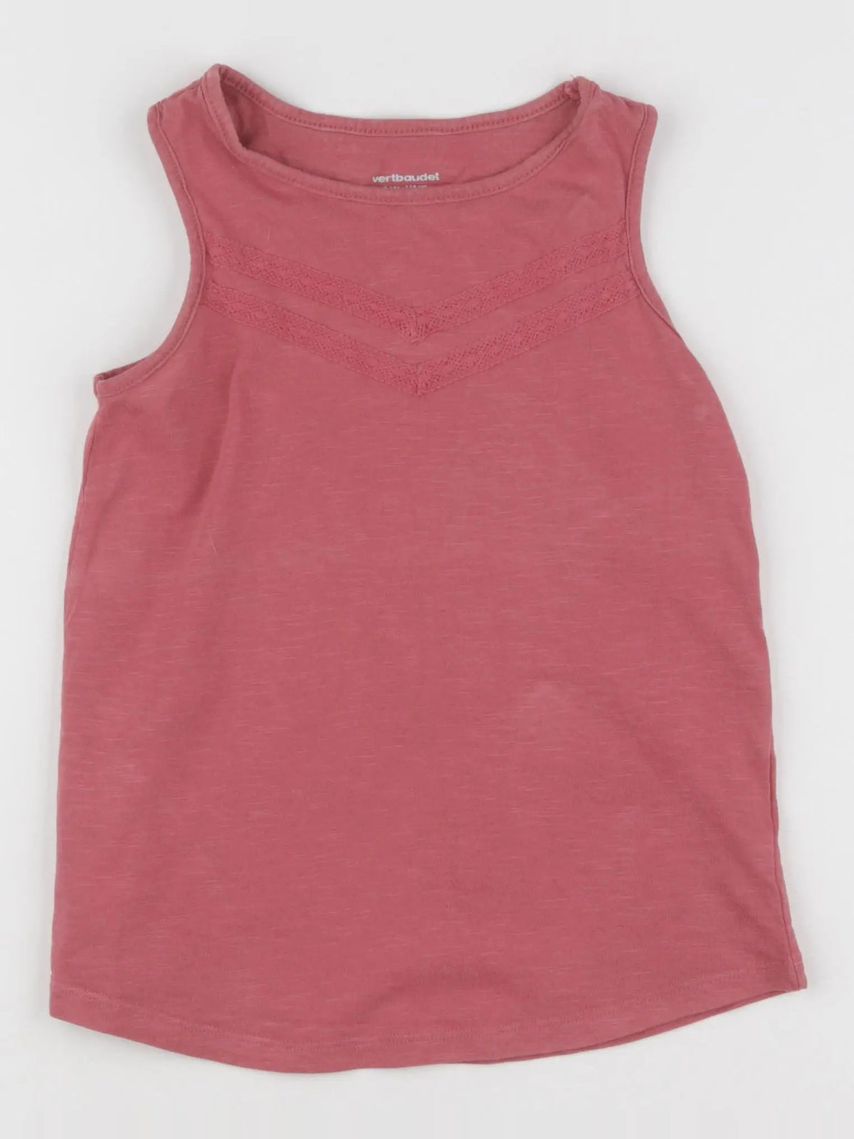 Vertbaudet - débardeur rose - 6 ans