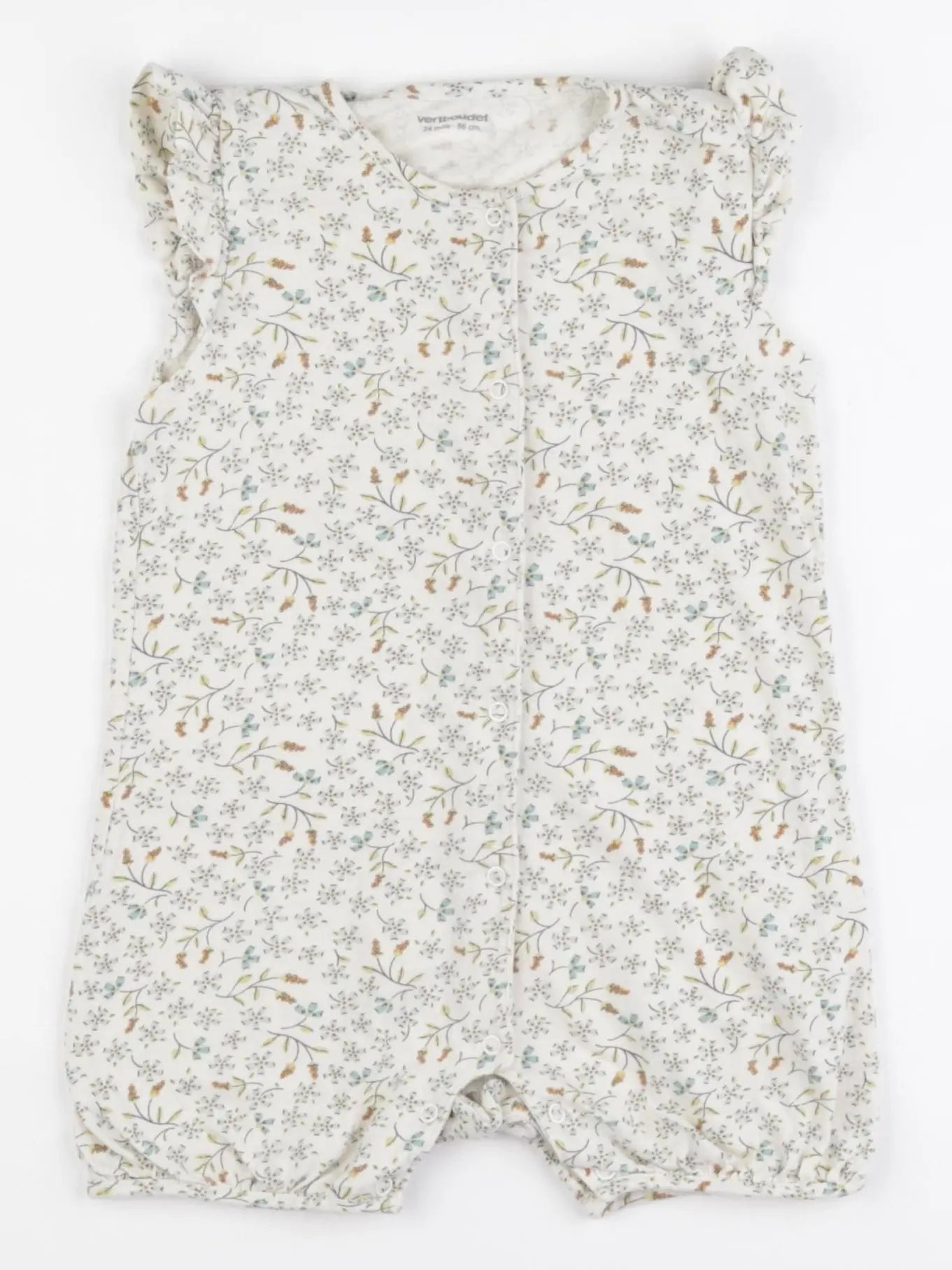 Vertbaudet - combinaison beige - 24 mois