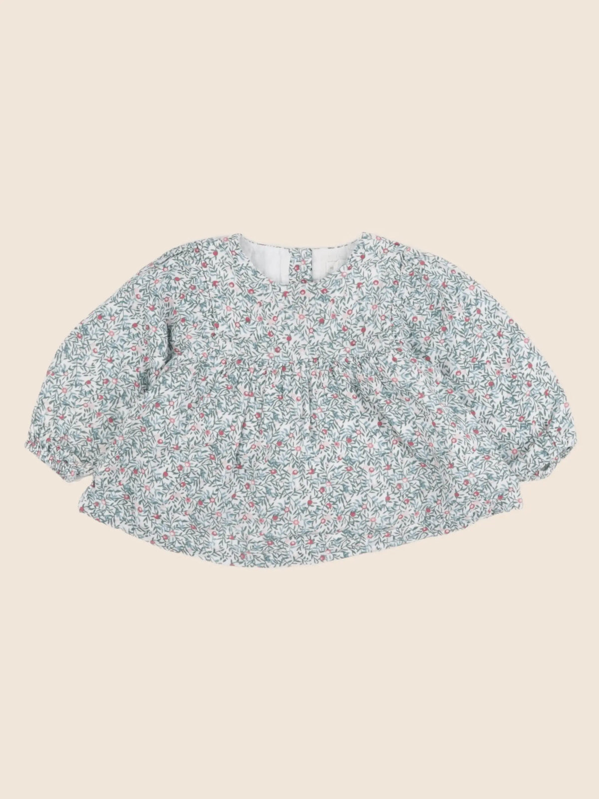 Vertbaudet - blouse vert - 18 mois