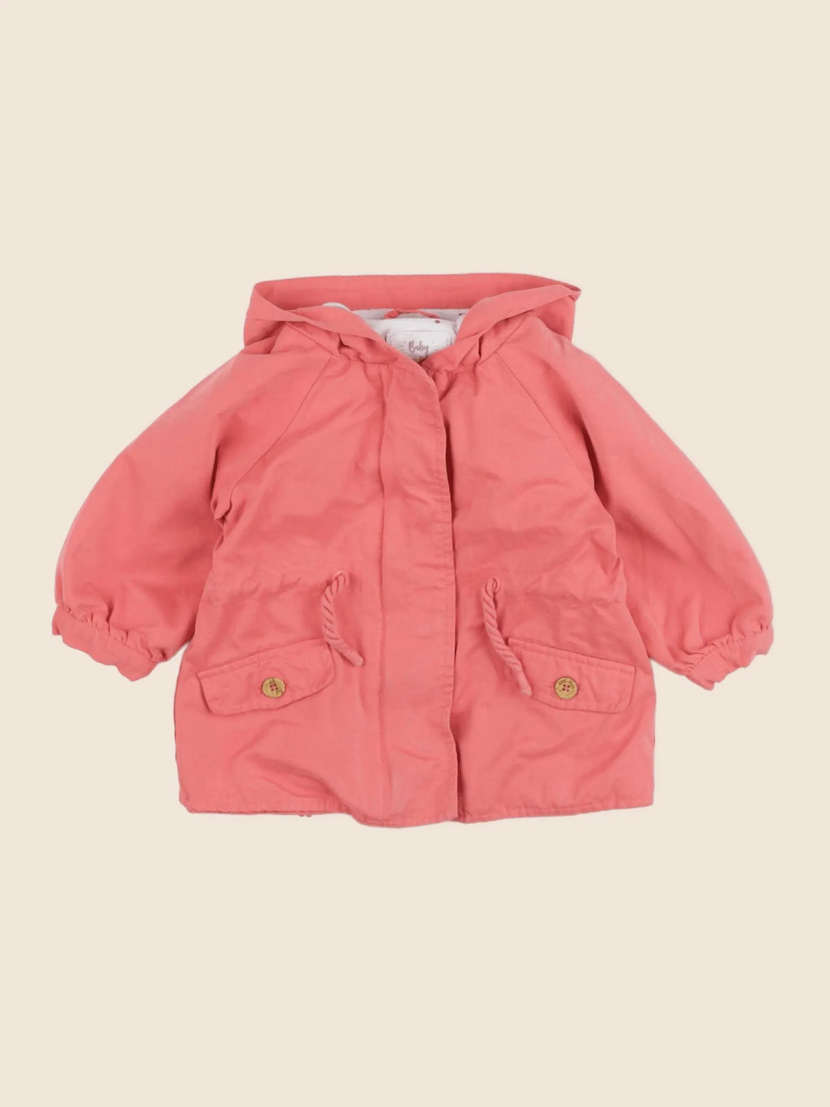 Vertbaudet - parka rose - 12 mois