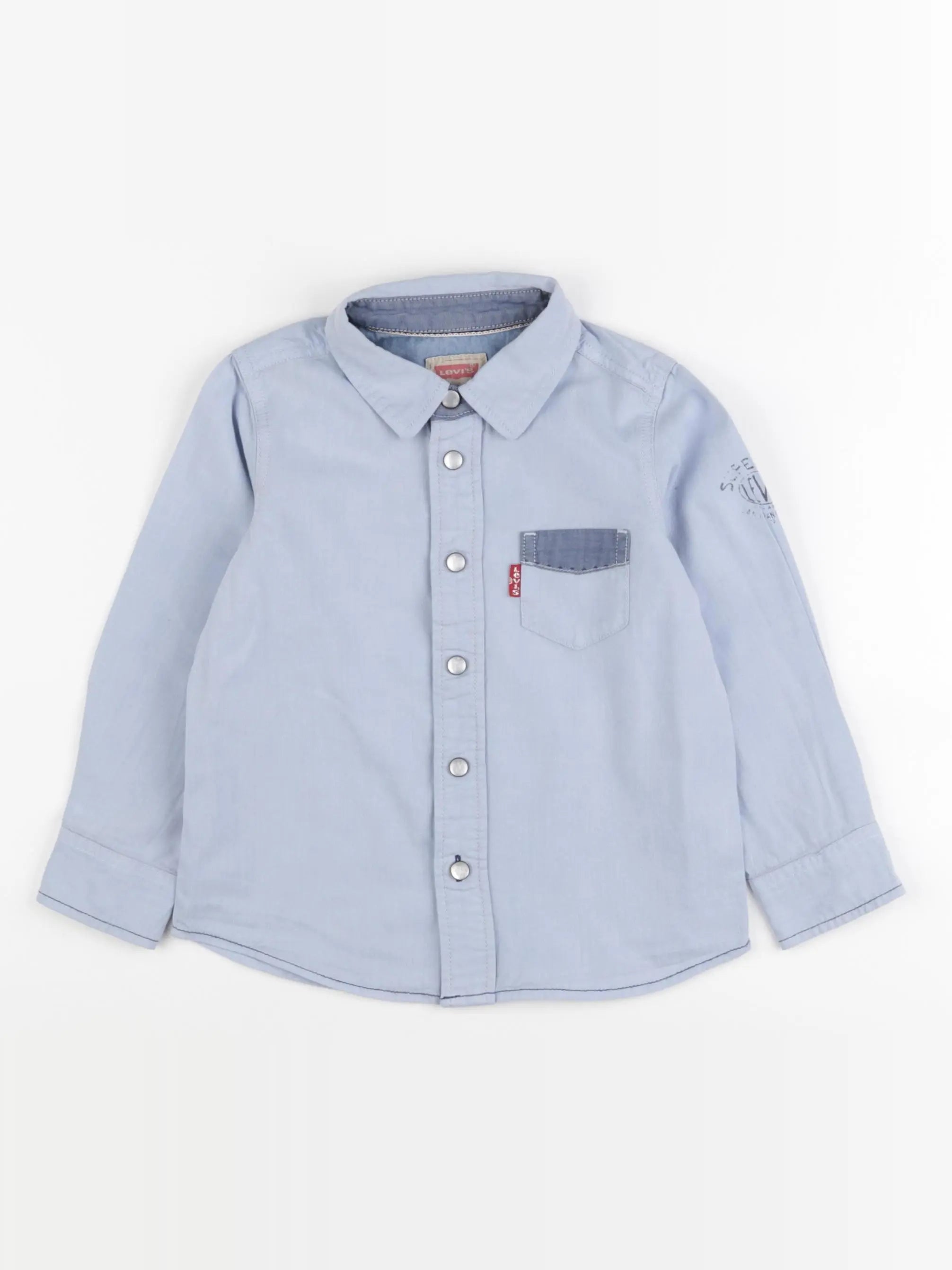 Levi's - chemise bleu - 3 ans