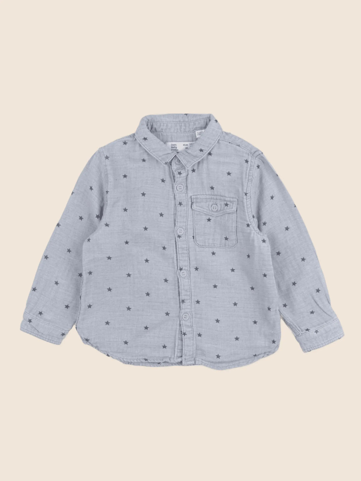 Zara - chemise bleu - 18/24 mois