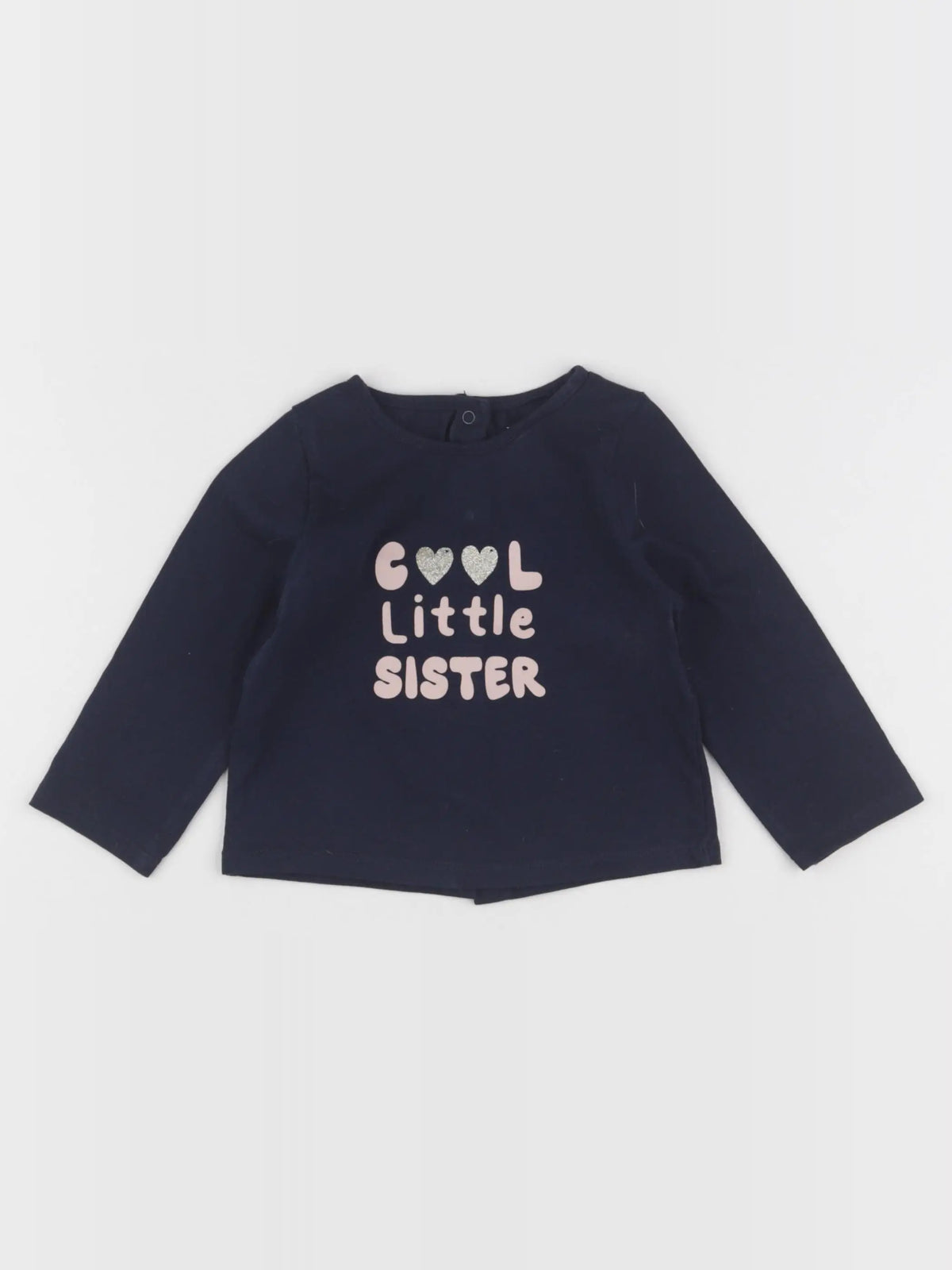 Vertbaudet - tee-shirt bleu - 9 mois