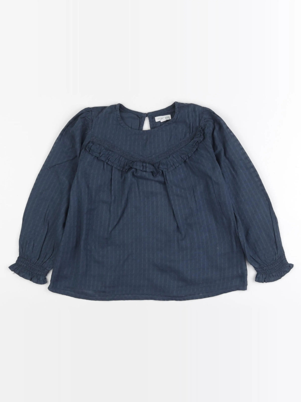 Vertbaudet - blouse bleu - 6 ans