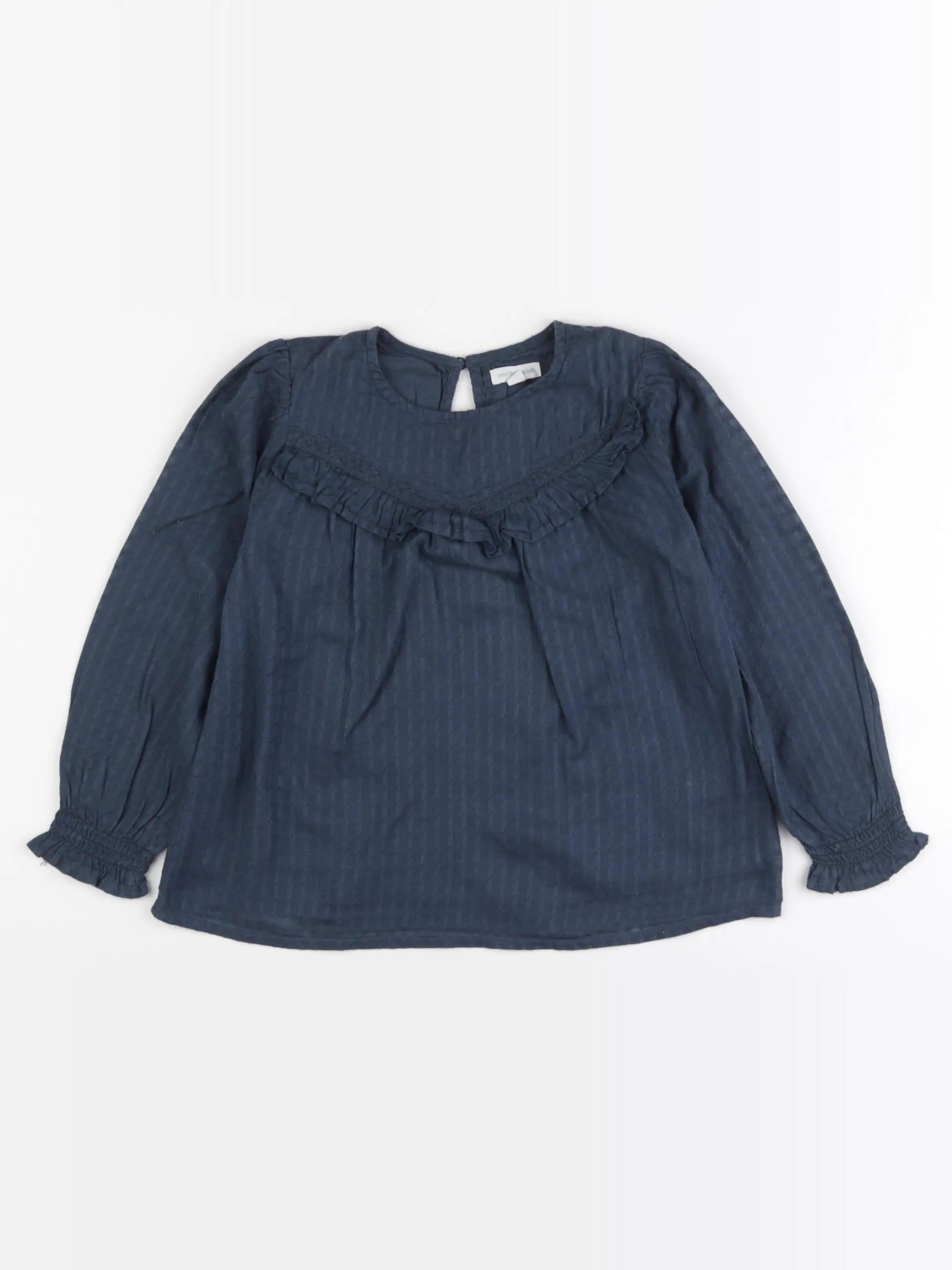 Vertbaudet - blouse bleu - 6 ans
