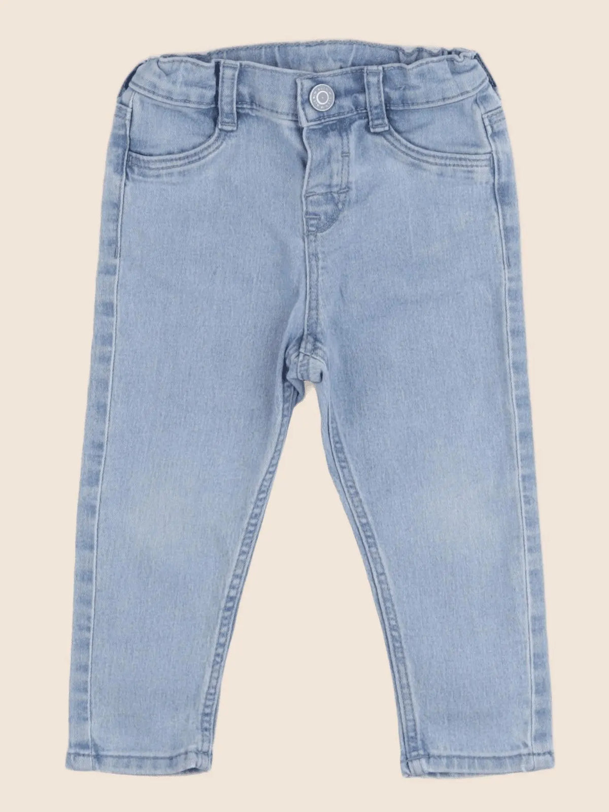 H&M - jean bleu - 9/12 mois
