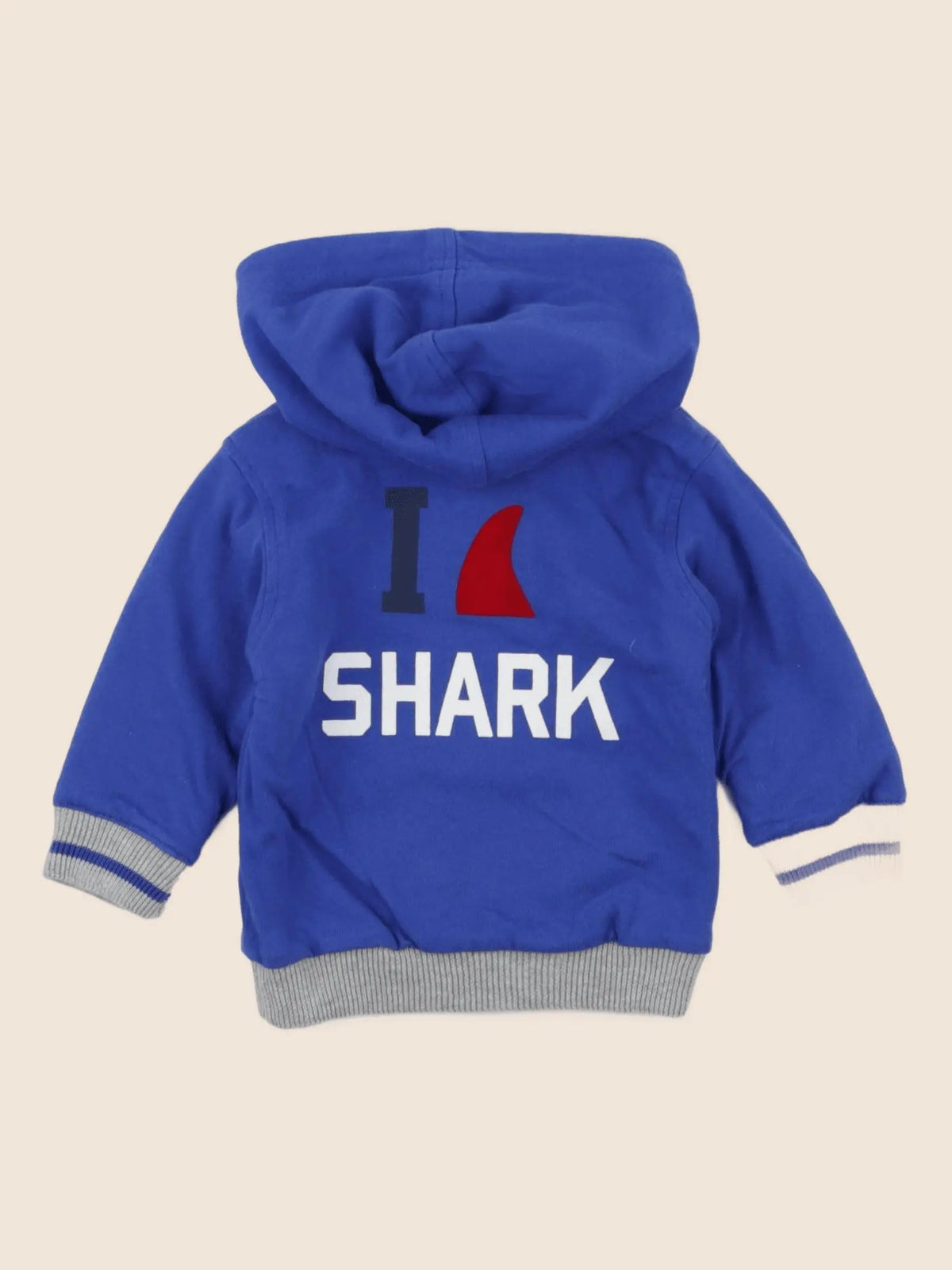 IKKS - sweat bleu - 6 mois