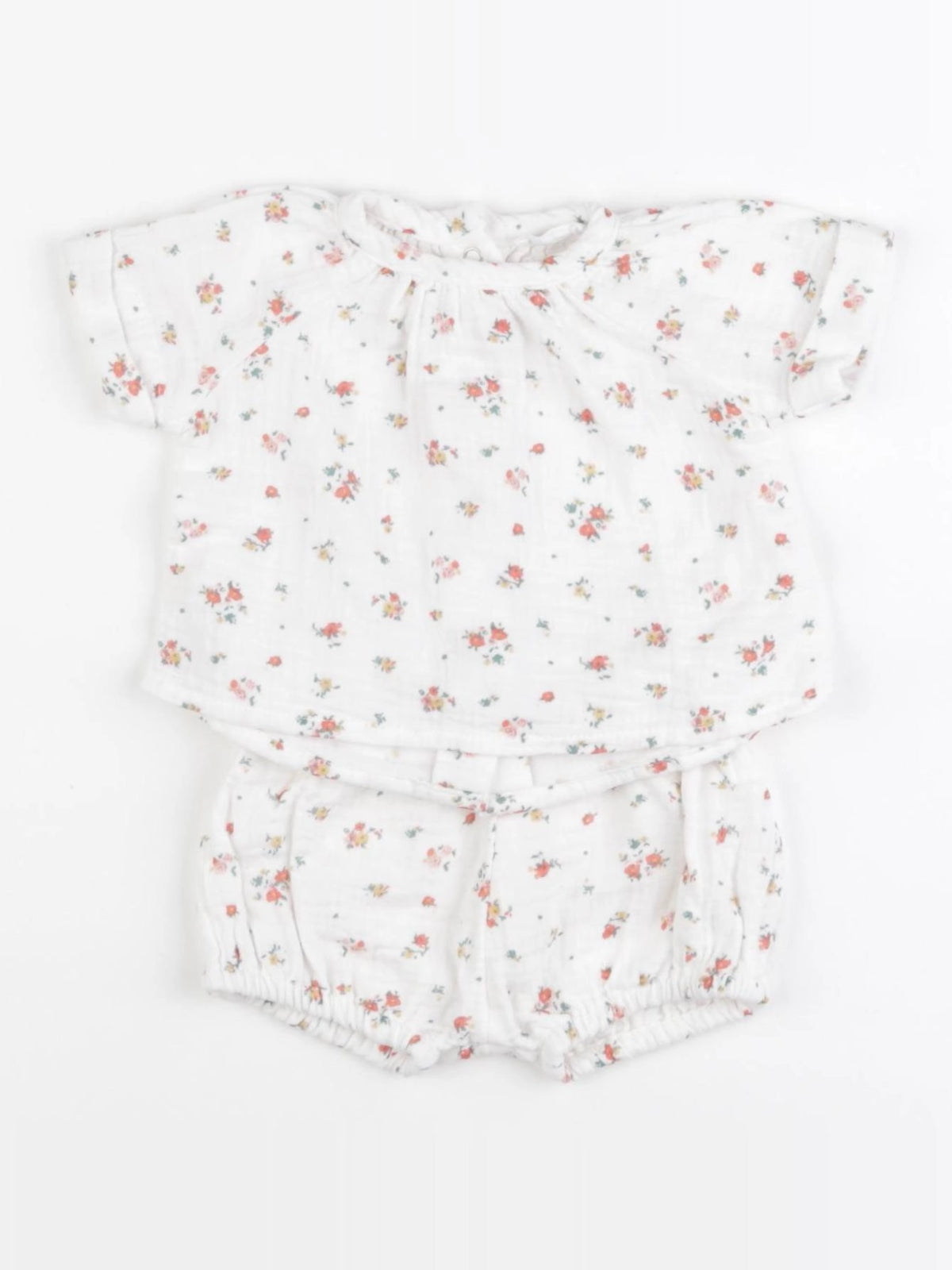 Vertbaudet - ensemble blanc - 1 mois