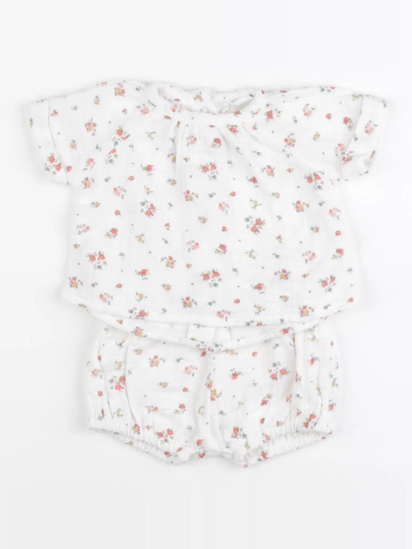 Vertbaudet - ensemble blanc - 1 mois