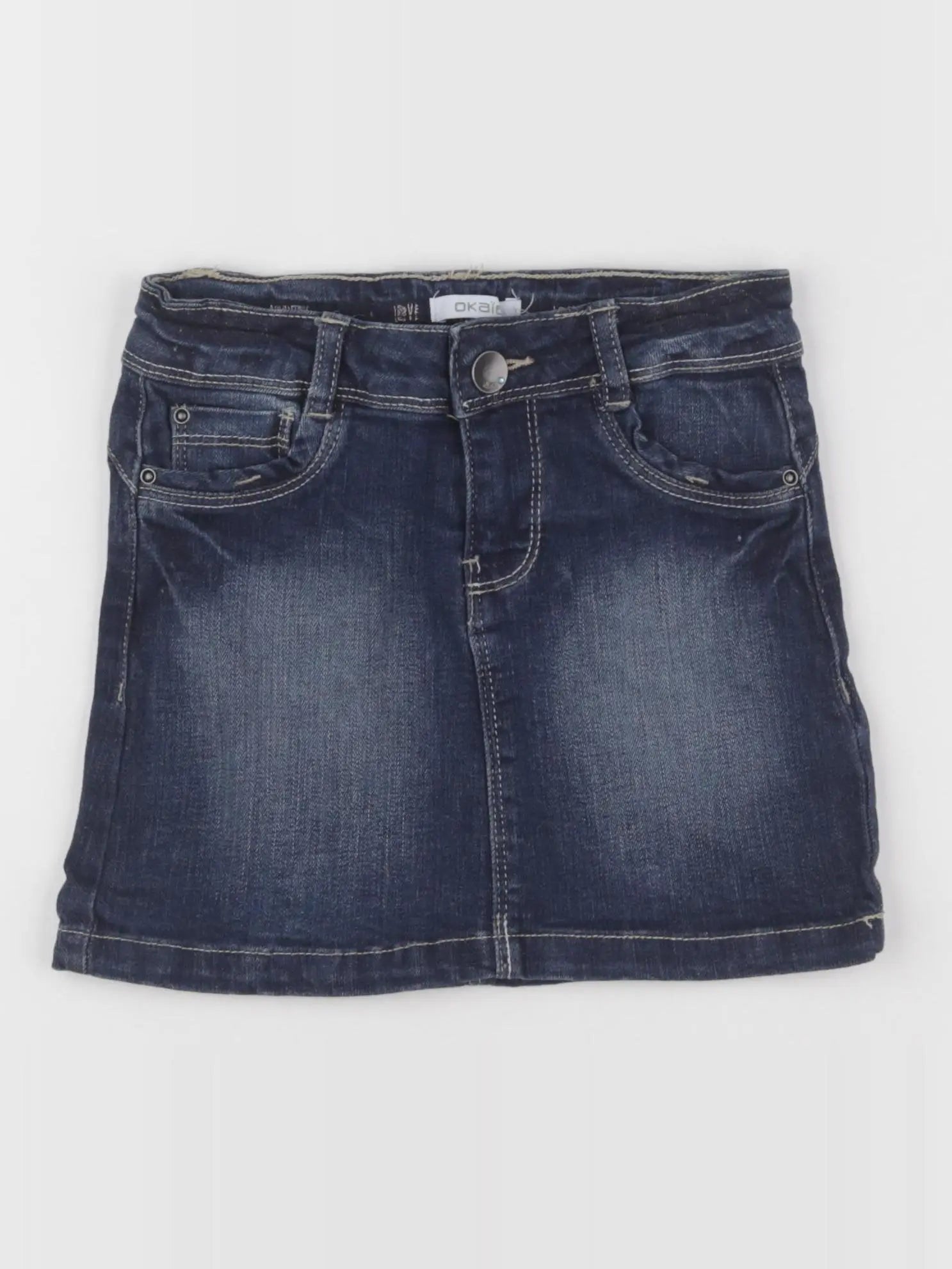 Okaidi - jupe bleu - 4 ans