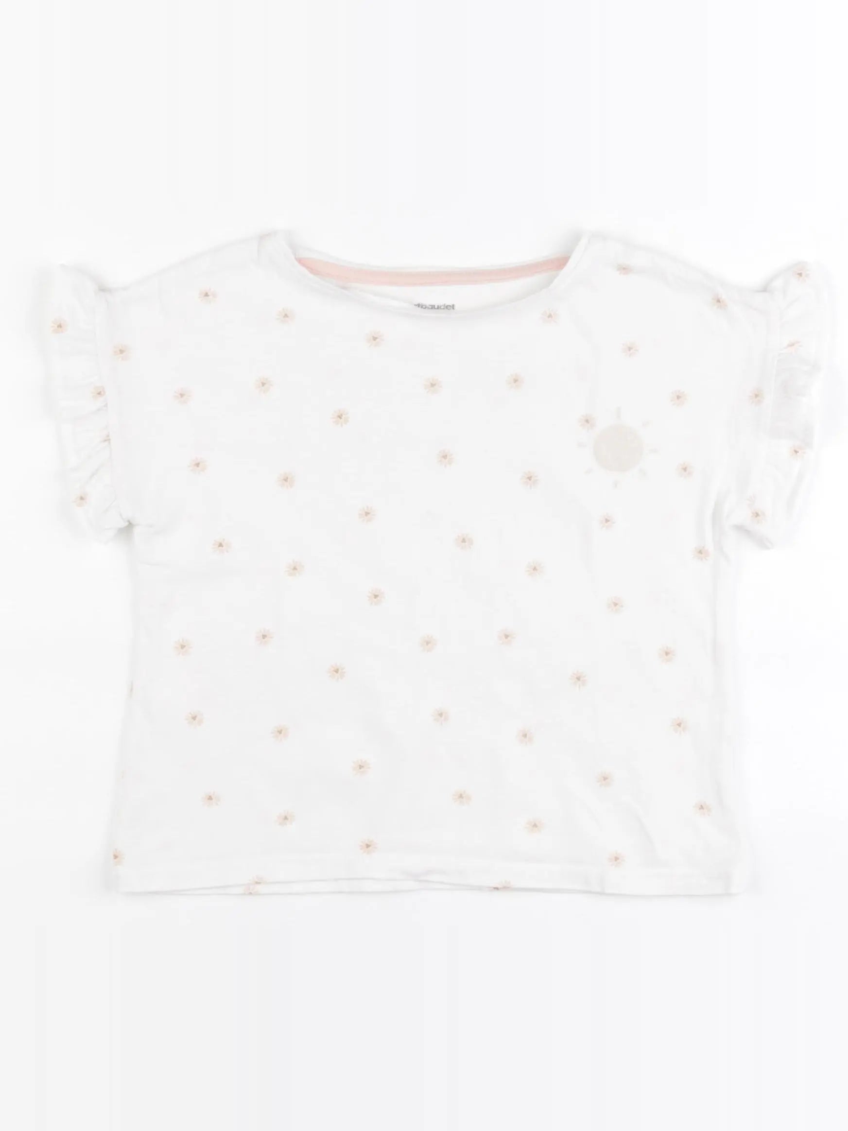 Vertbaudet - tee-shirt blanc - 5 ans