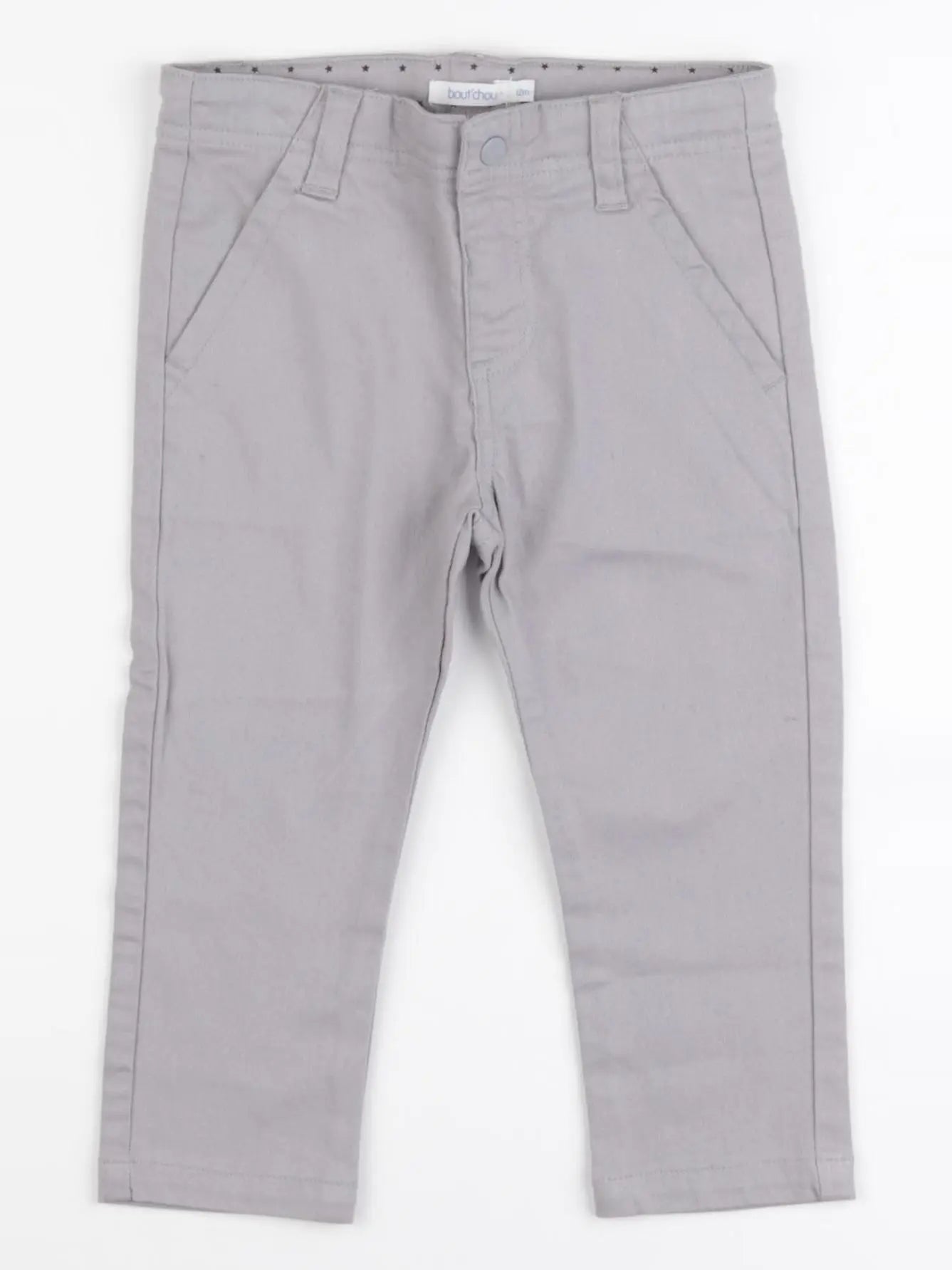 Boutchou - pantalon gris - 12 mois