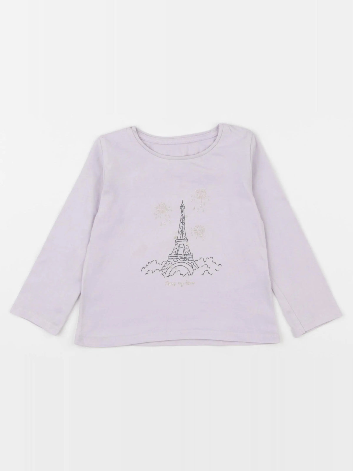Vertbaudet - tee-shirt violet - 2 ans