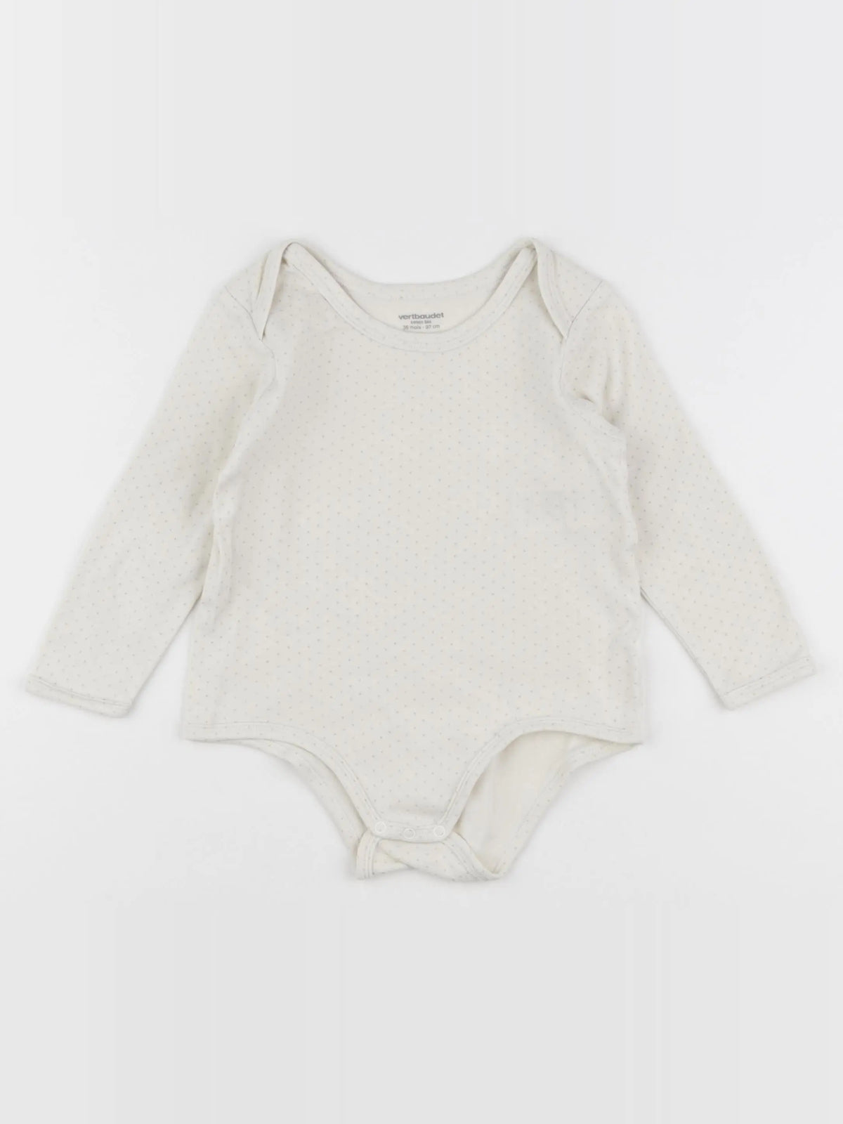 Vertbaudet - body beige, or - 36 mois