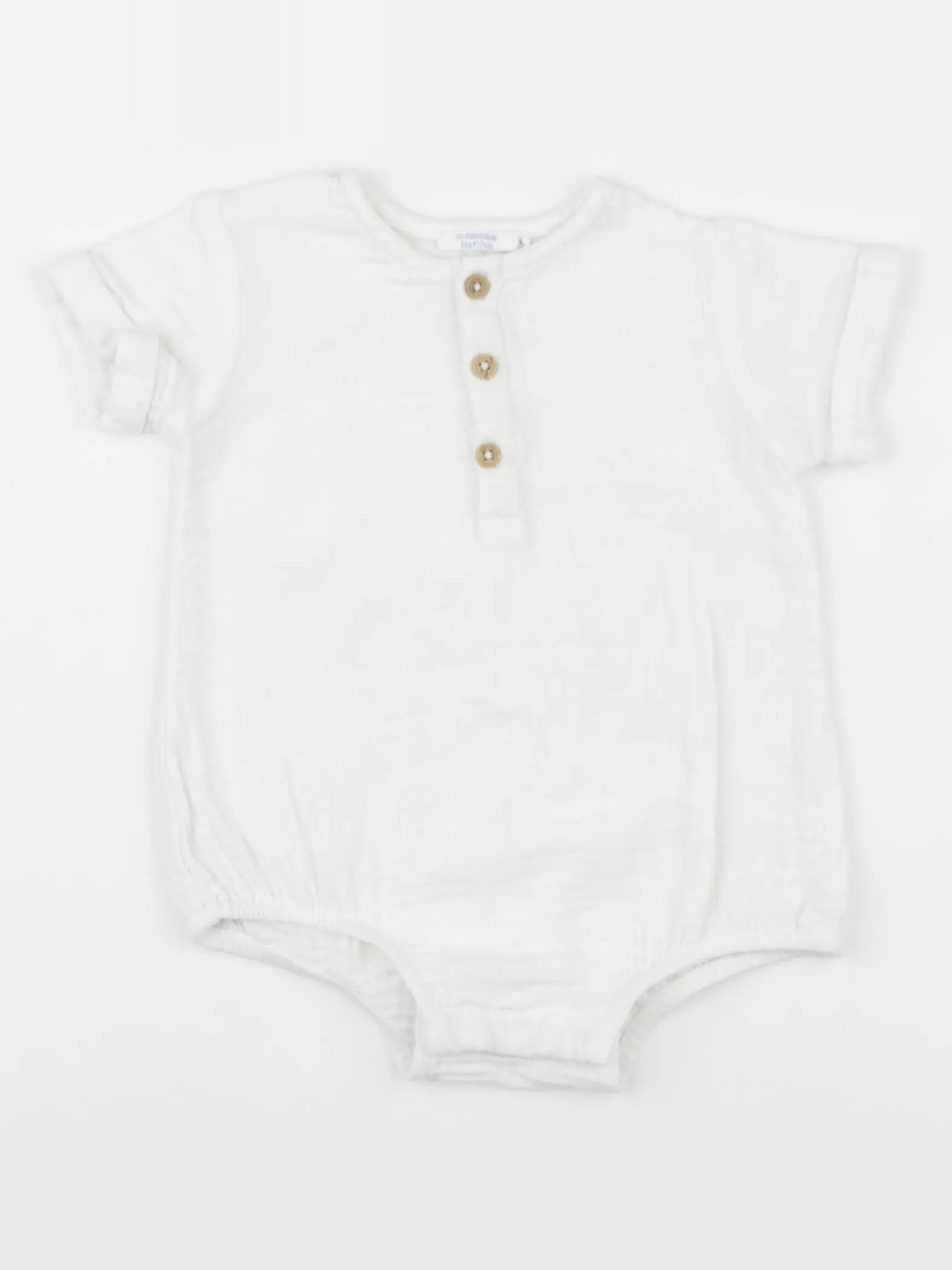 Boutchou - combinaison blanc - 6 mois