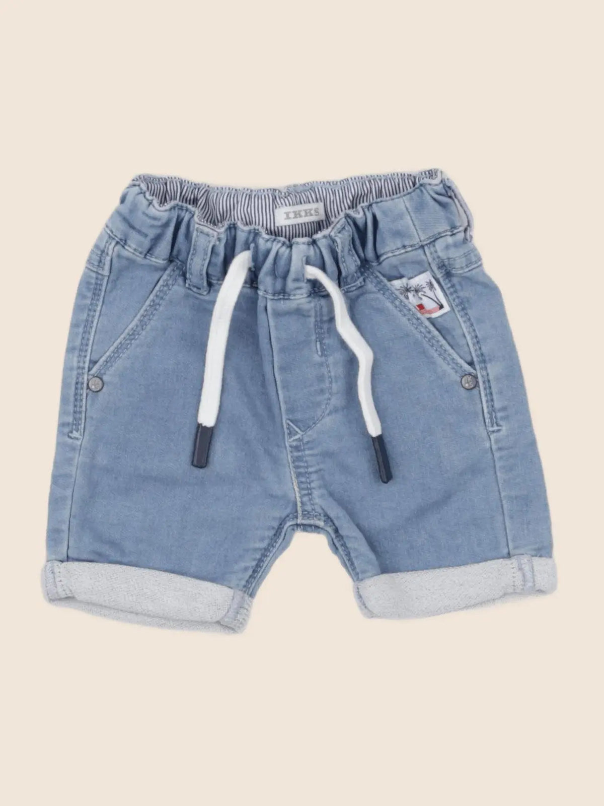 IKKS - short bleu - 3 mois