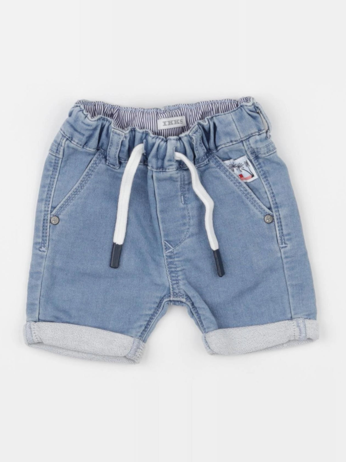 IKKS - short bleu - 3 mois