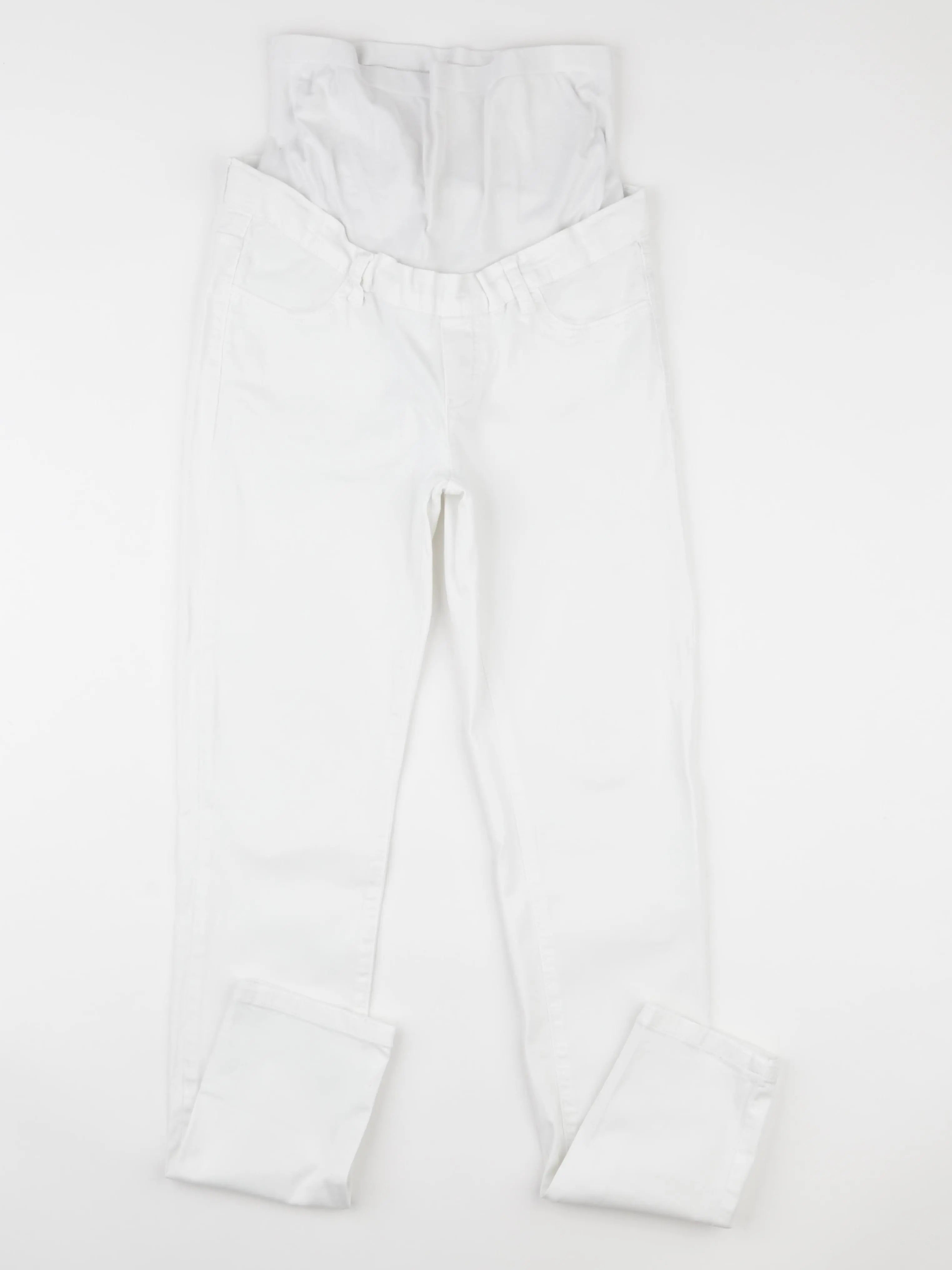 Envie de fraise - jean grossesse blanc - 38