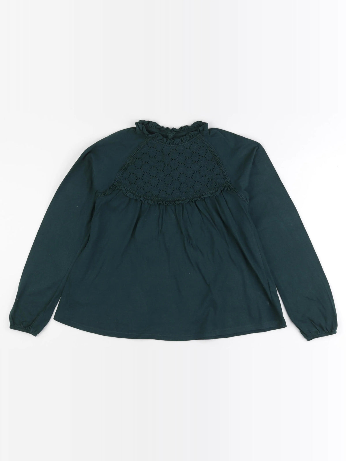 Vertbaudet - tee-shirt vert - 12 ans