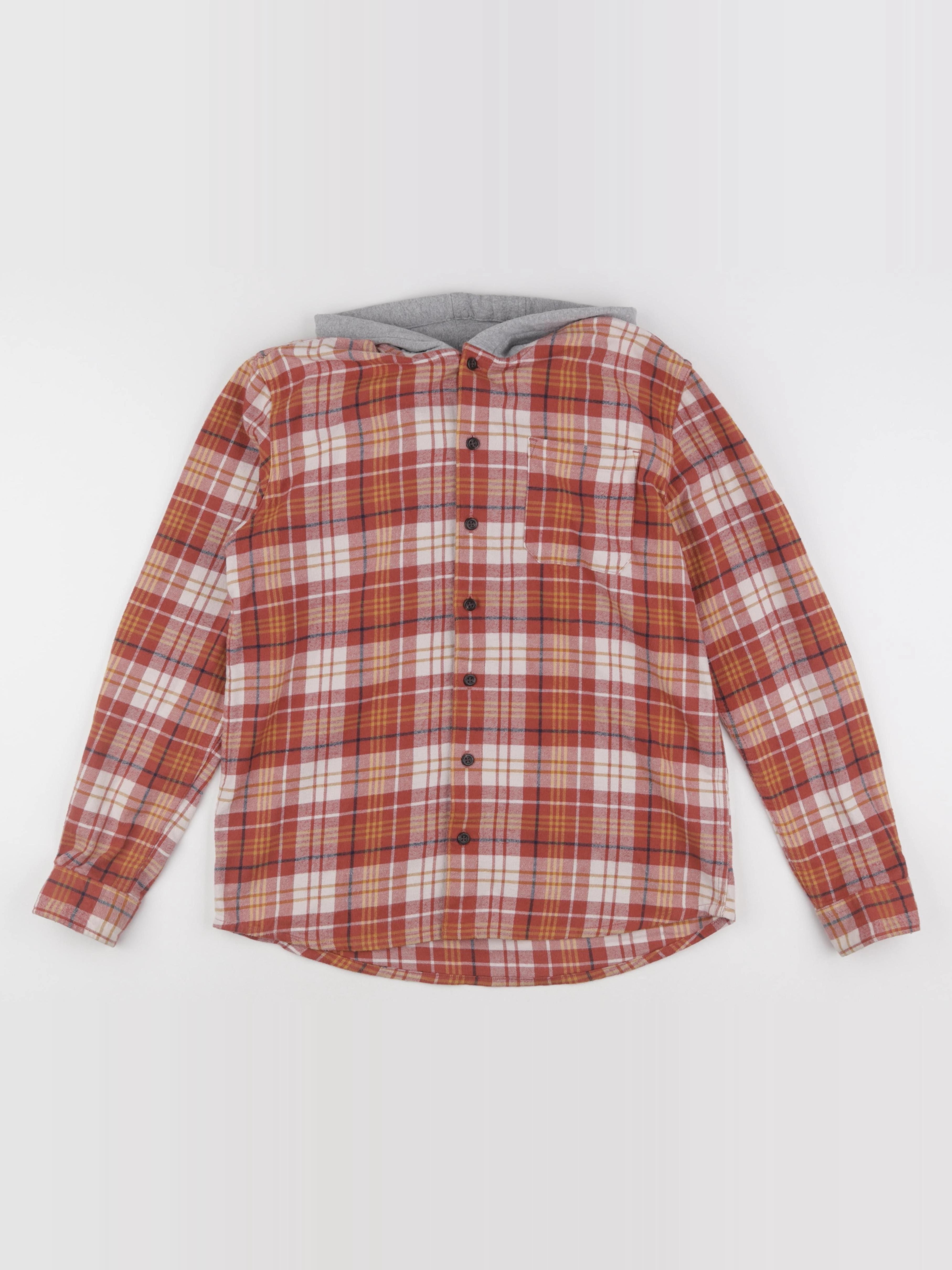 Quiksilver - sur-chemise marron, orange - 14 ans