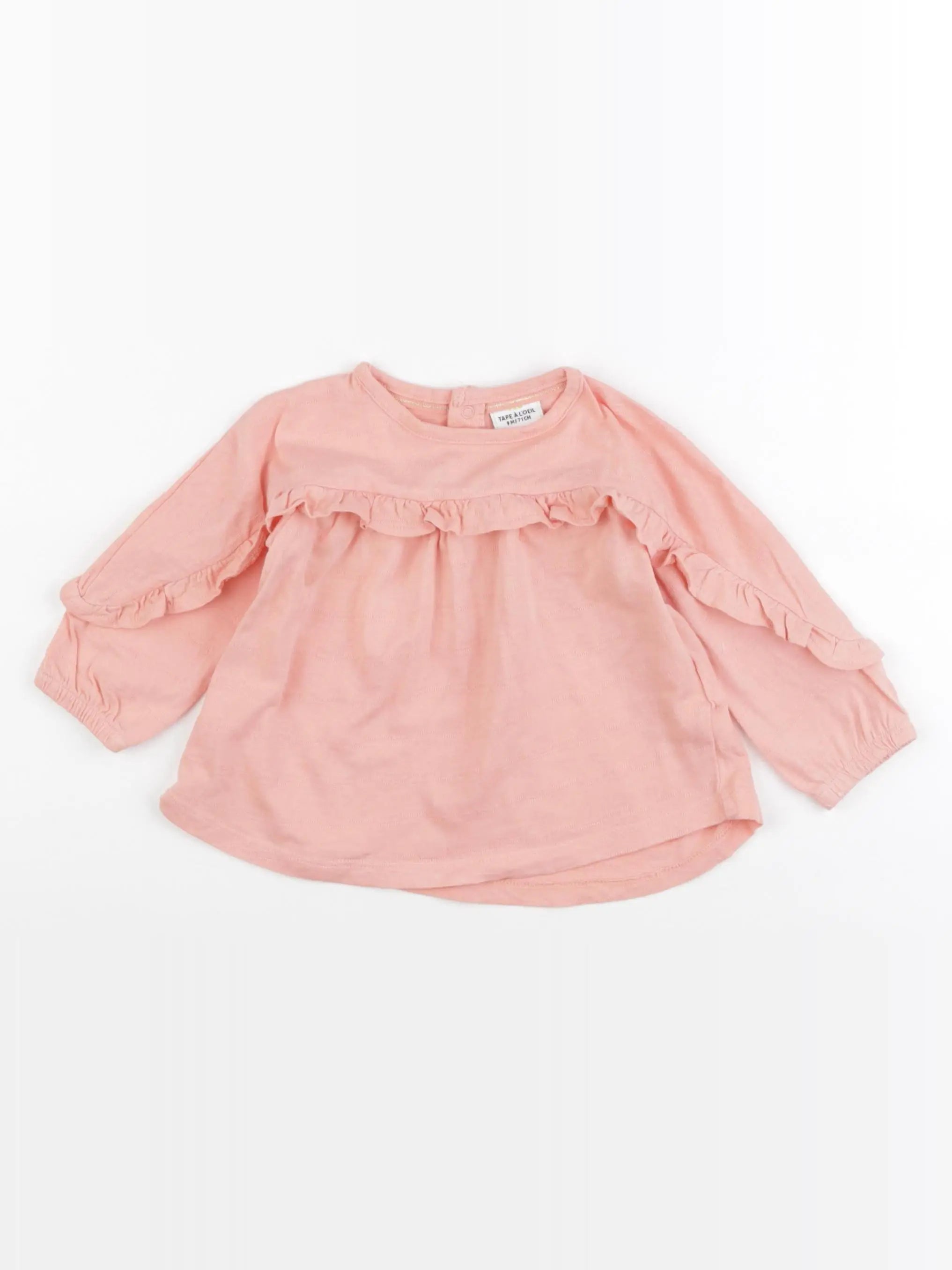 Tape à l'oeil - tee-shirt rose - 9 mois