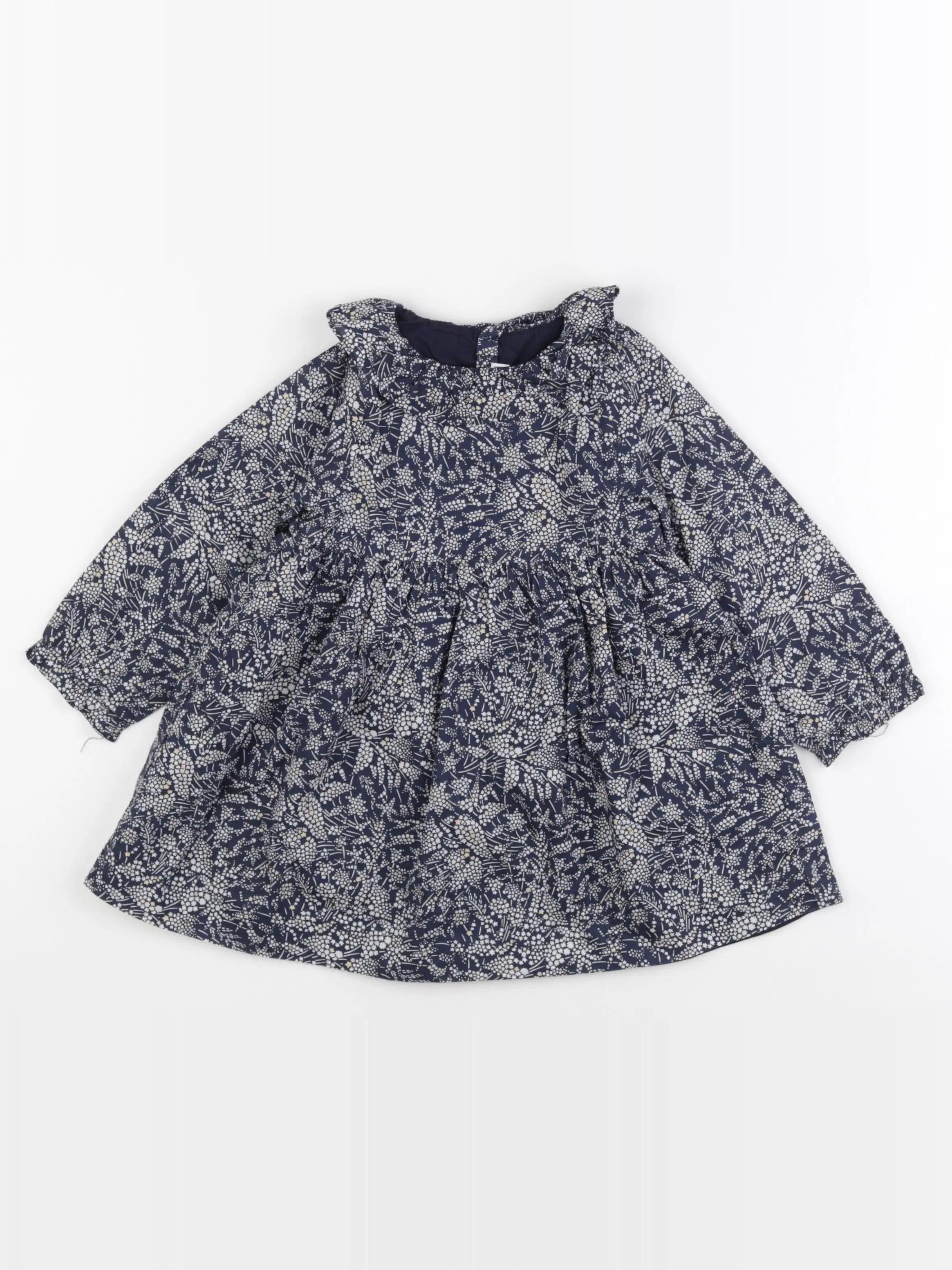 Jacadi - robe liberty bleu - 24 mois
