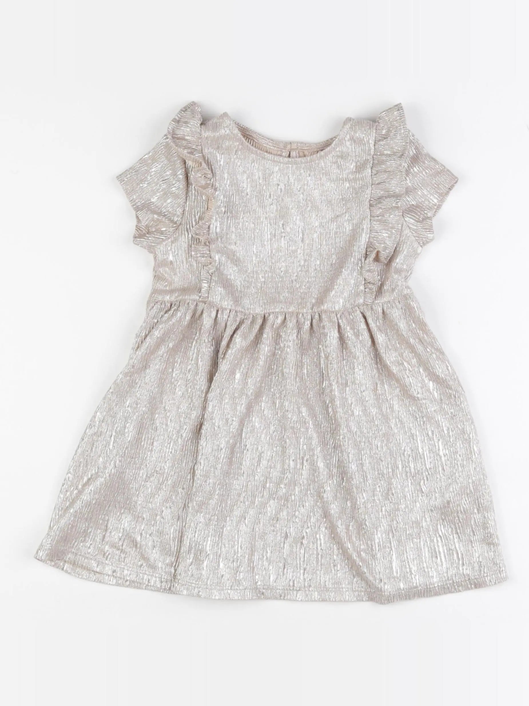 Vertbaudet - robe or - 2 ans