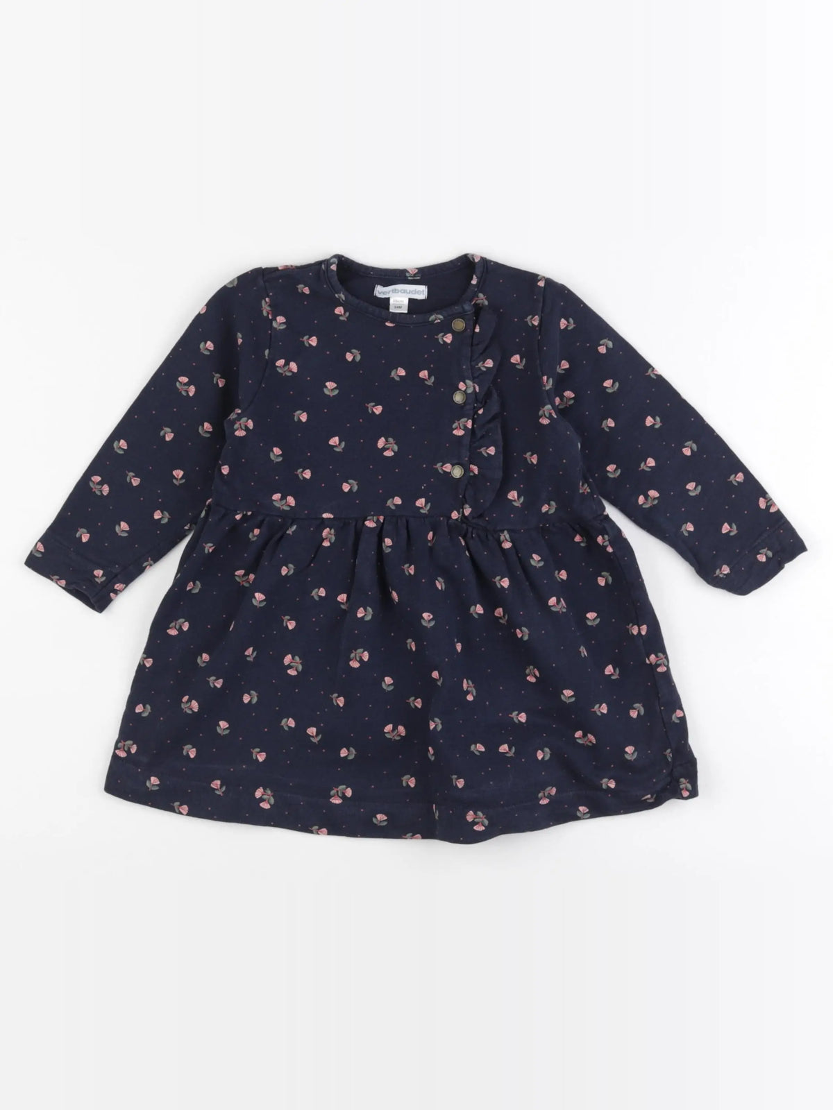 Vertbaudet - robe bleu - 24 mois