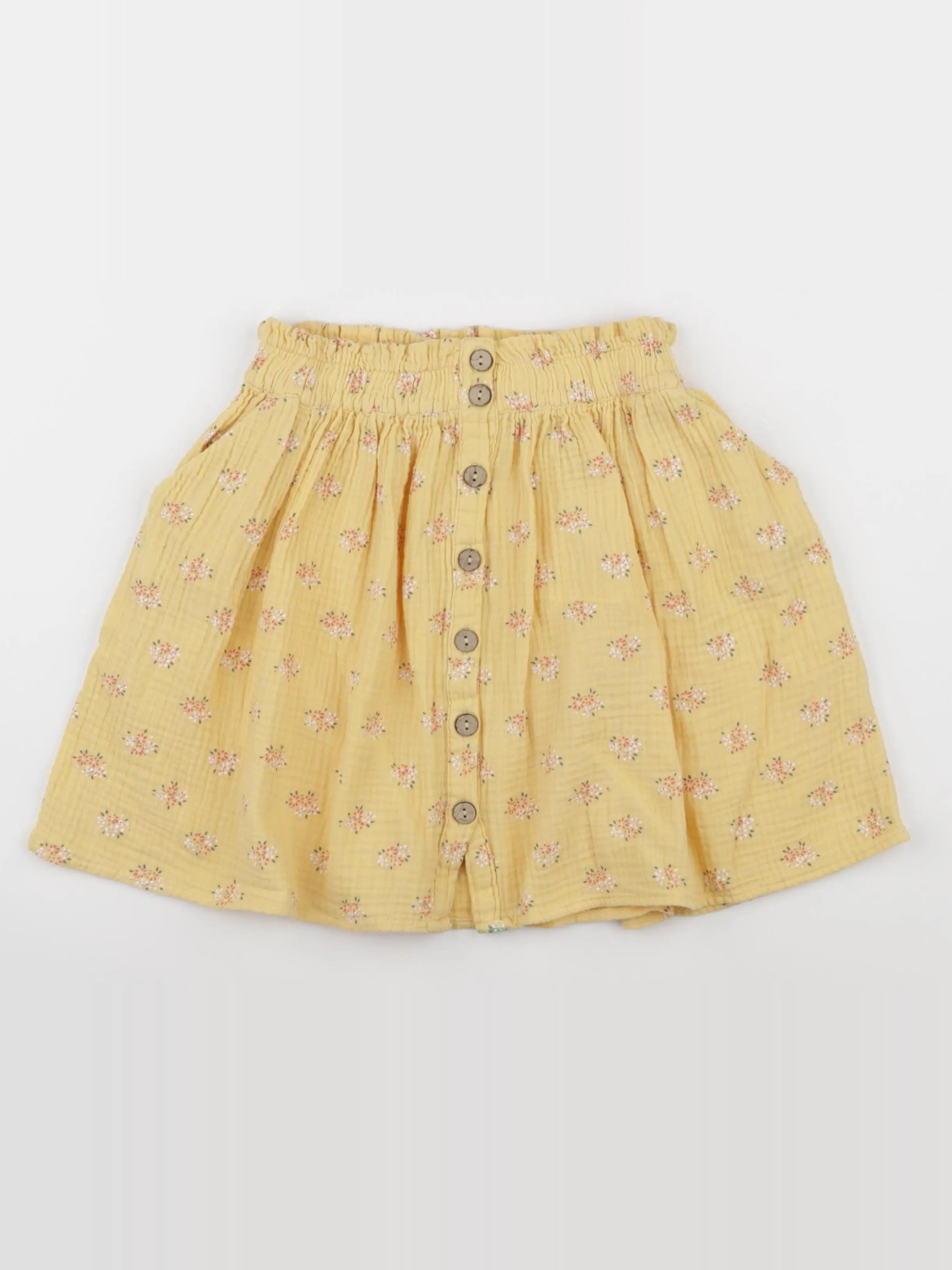 Vertbaudet - jupe jaune - 10 ans