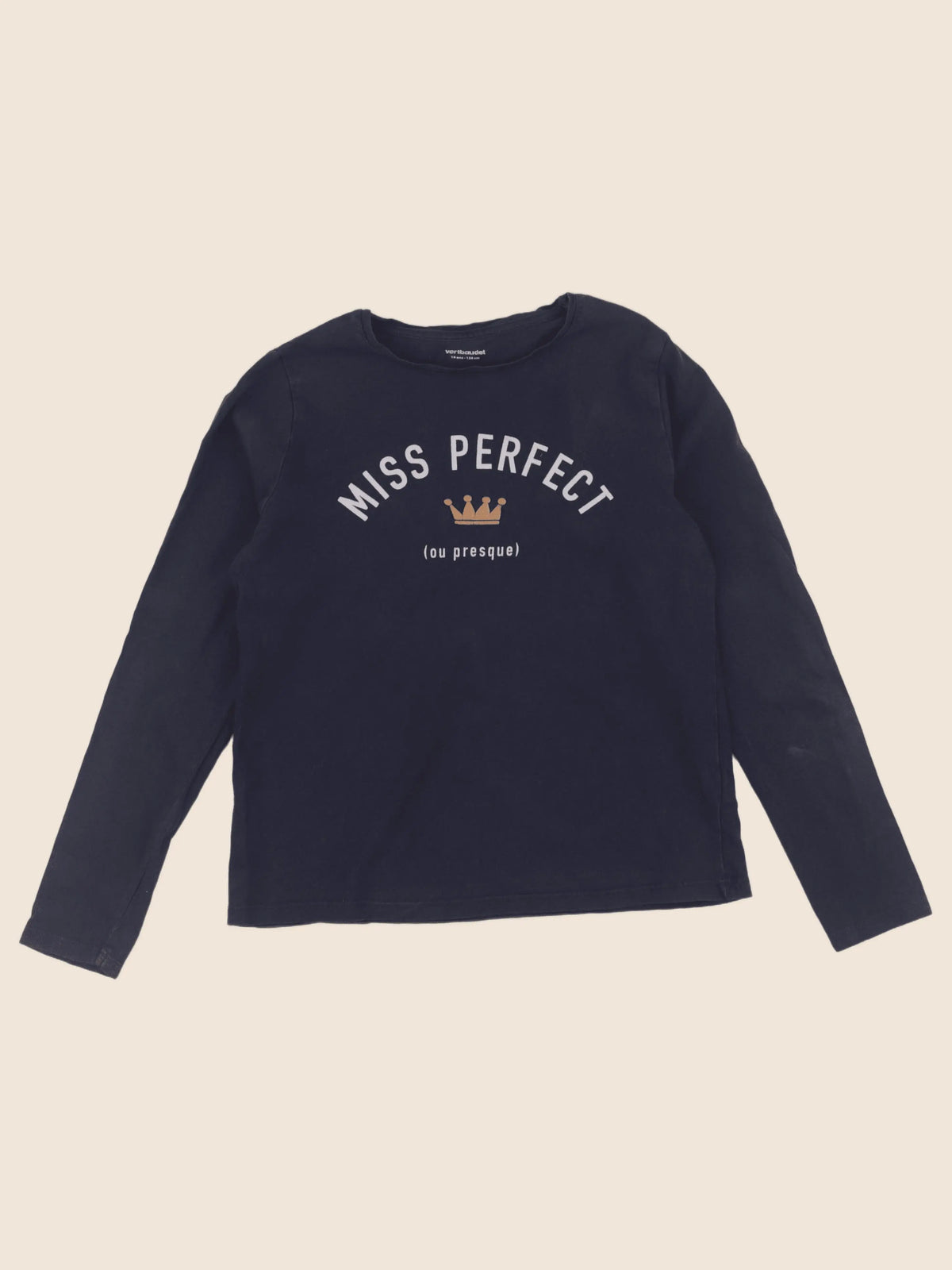 Vertbaudet - tee-shirt bleu - 10 ans