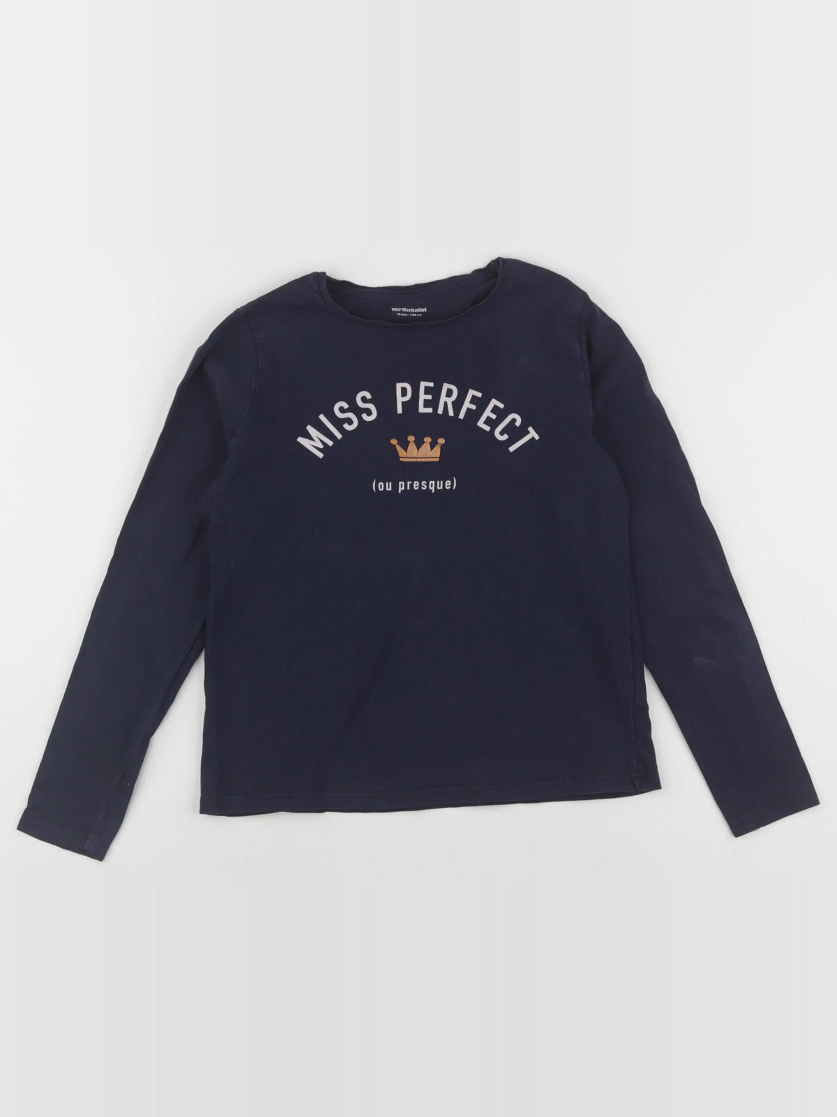 Vertbaudet - tee-shirt bleu - 10 ans