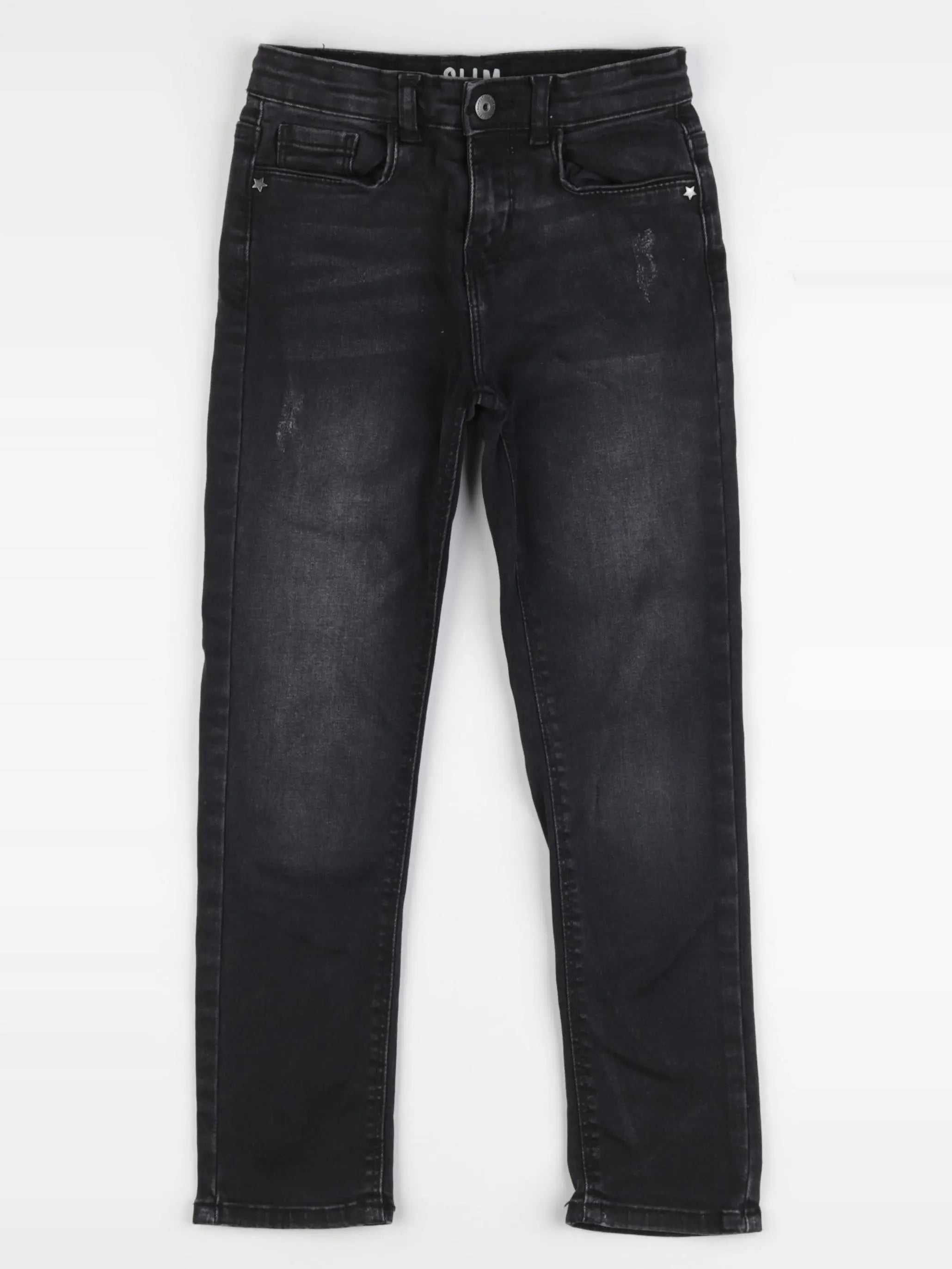 Vertbaudet - jean noir - 7 ans