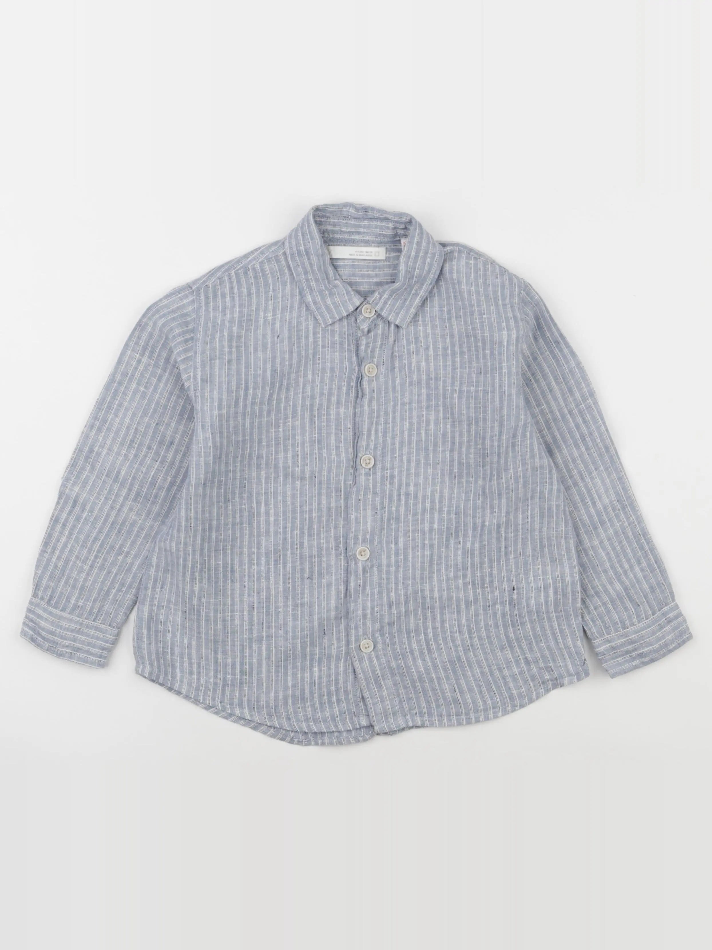 Zara - chemise bleu - 4 ans