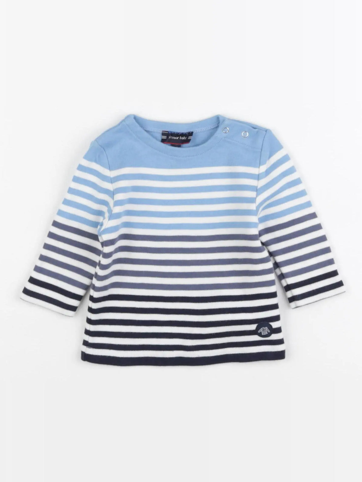 Armor Lux - tee-shirt bleu - 3 mois