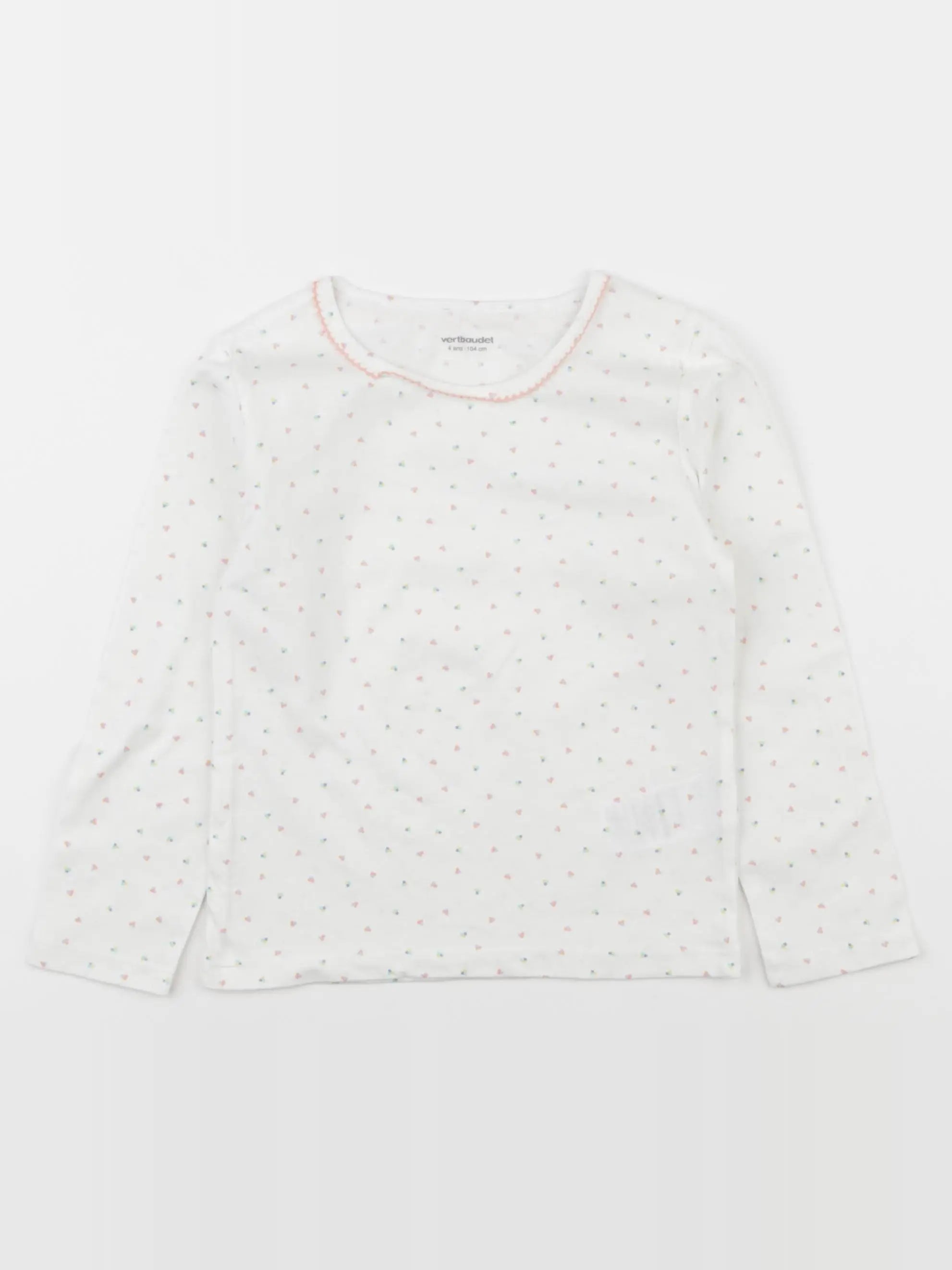 Vertbaudet - maillot de corps blanc - 8 ans