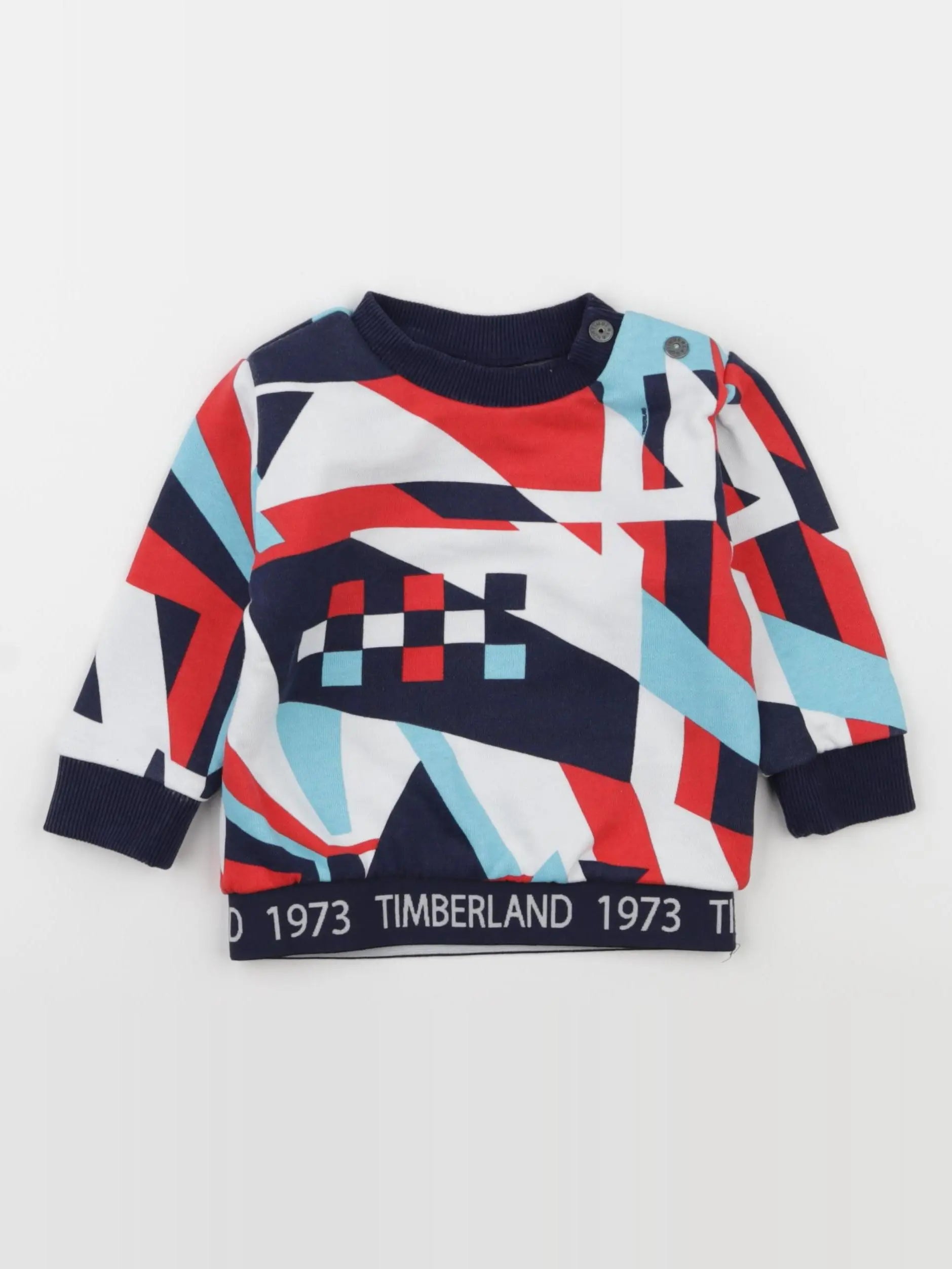 Timberland - sweat bleu - 12 mois