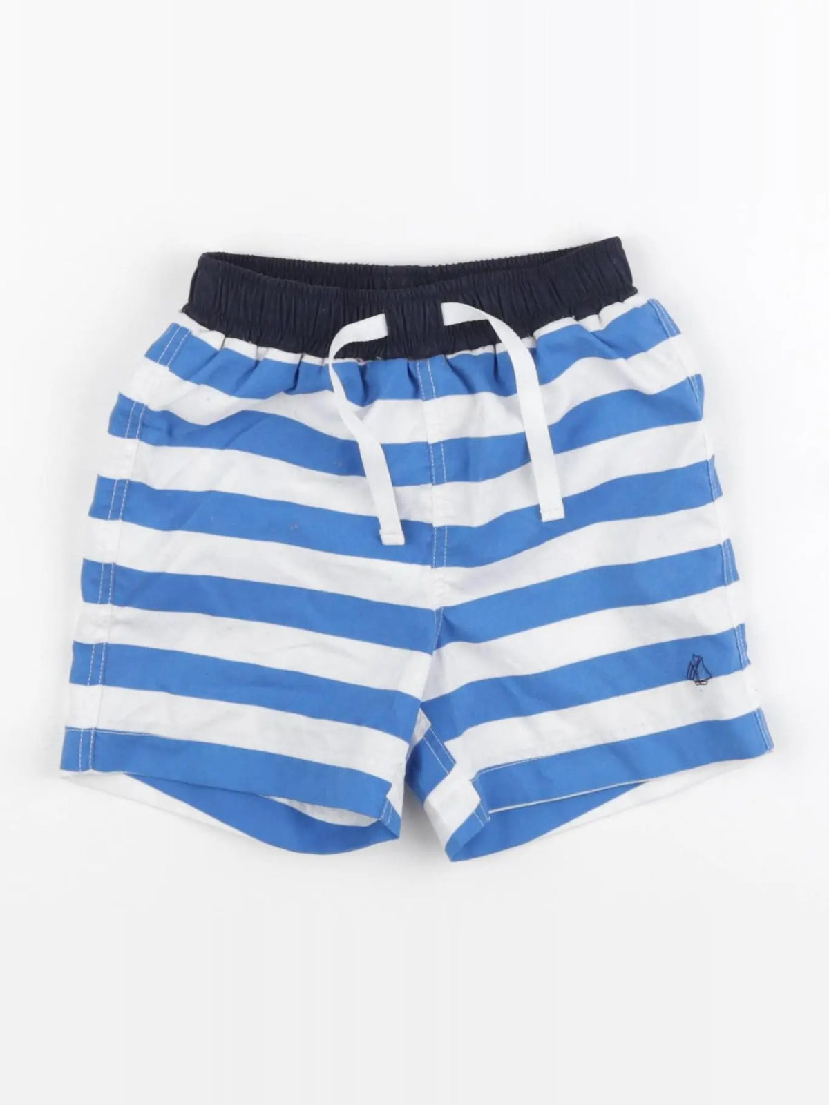Petit Bateau - maillot de bain bleu, blanc - 18 mois