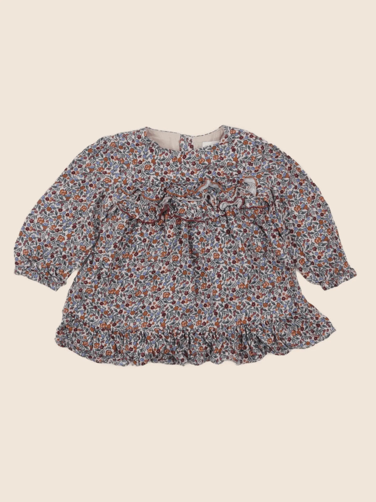 Zara - robe multicolore - 6/9 mois