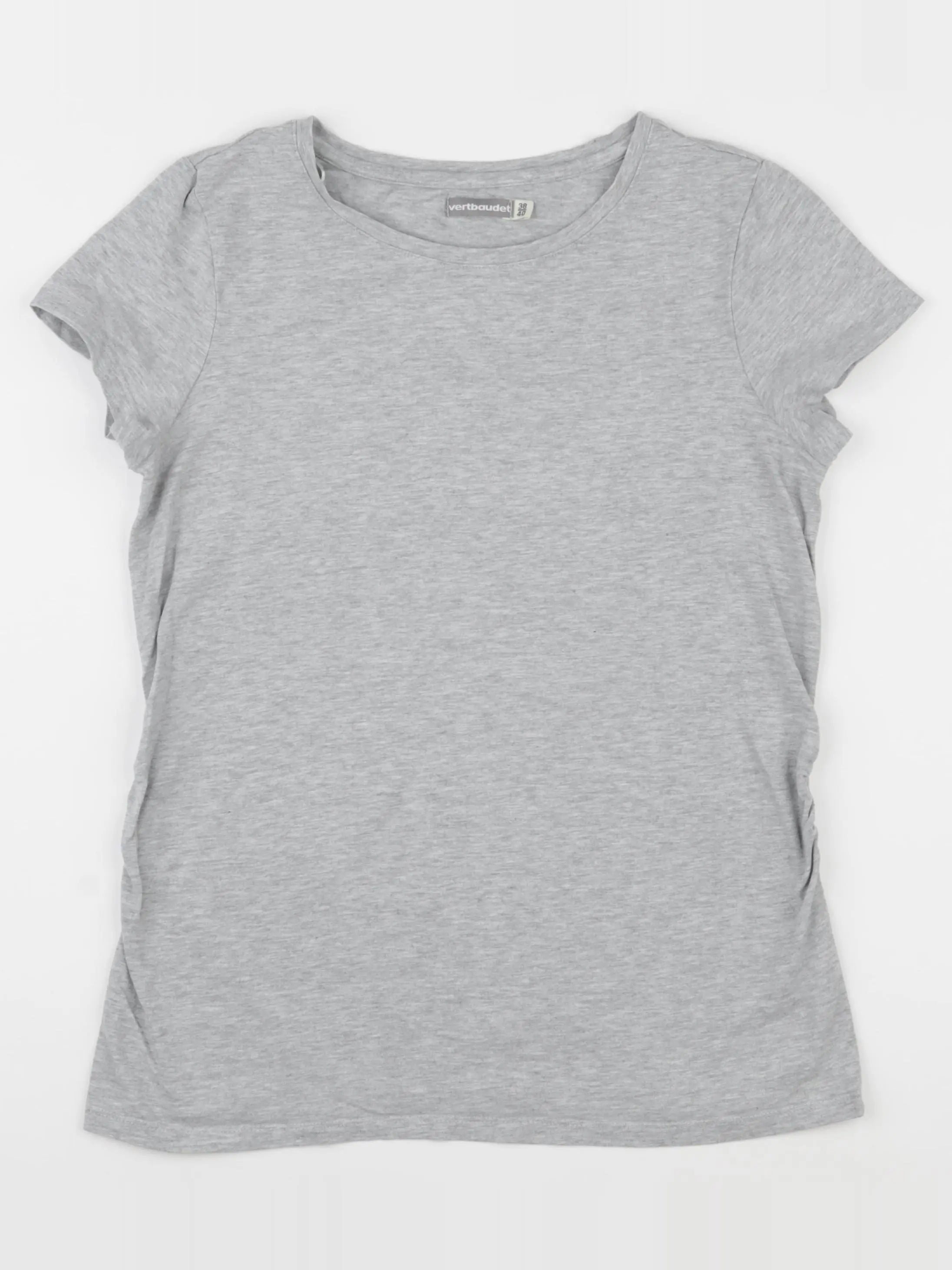 Vertbaudet - tee-shirt grossesse gris - 38 à 40