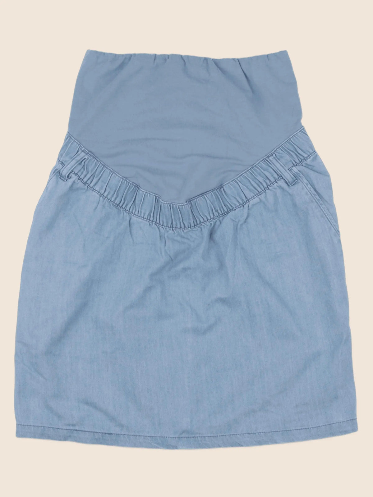 Vertbaudet - jupe grossesse bleu - 34