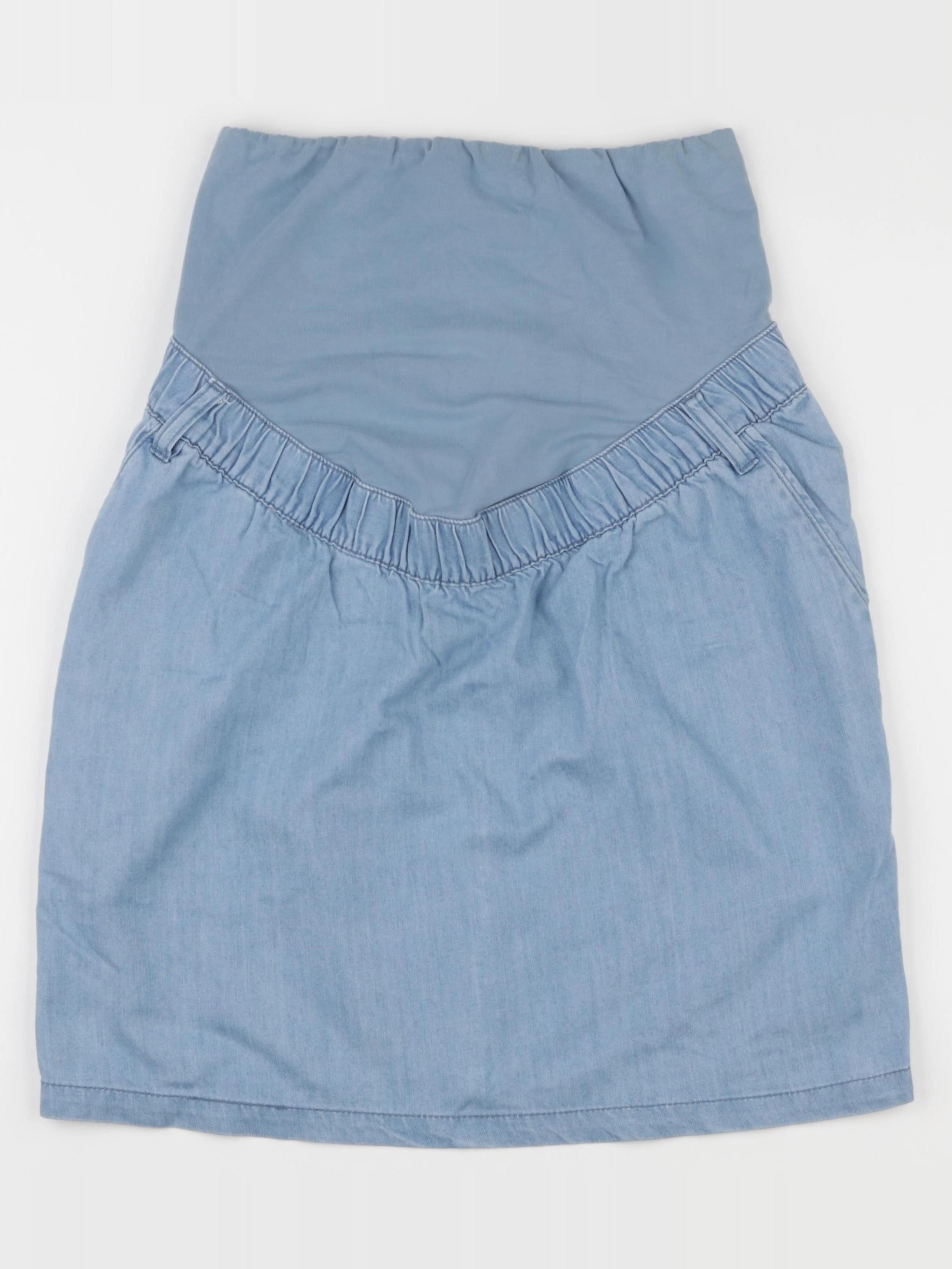 Vertbaudet - jupe grossesse bleu - 34