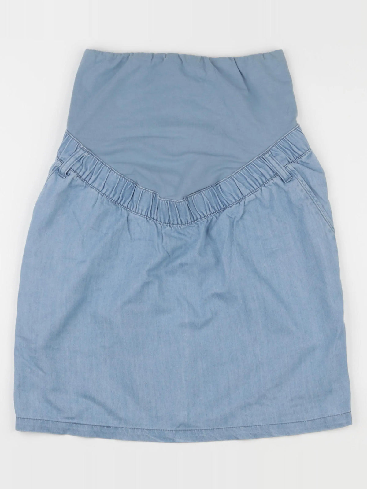 Vertbaudet - jupe grossesse bleu - 34
