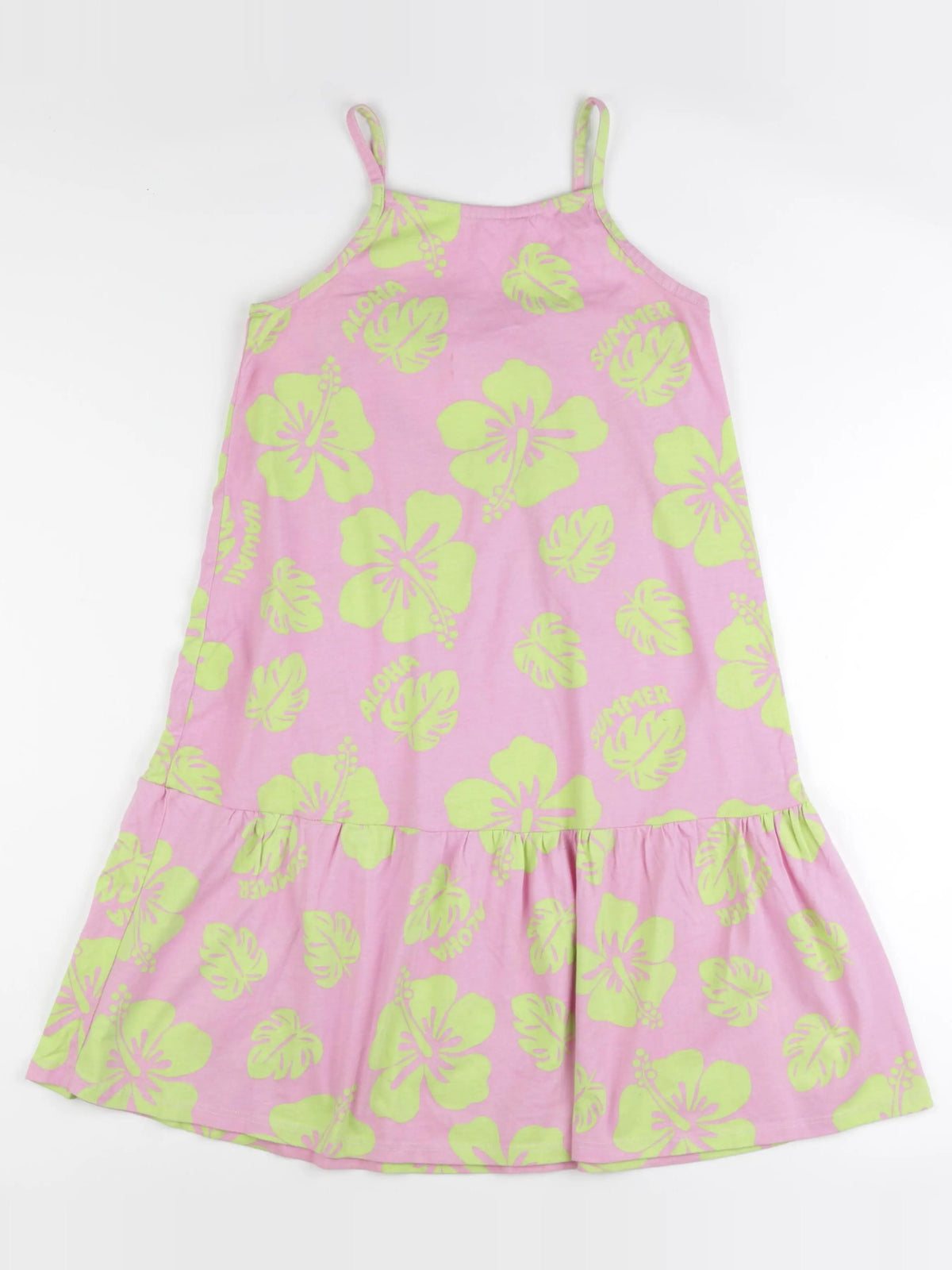 Zara - robe rose, vert - 13/14 ans