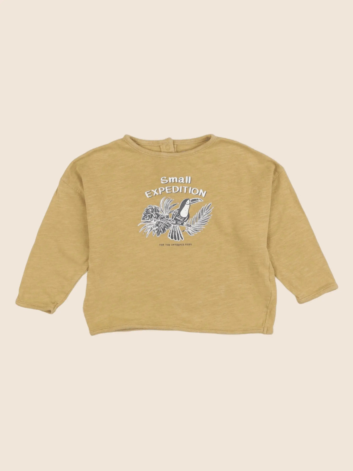 Vertbaudet - tee-shirt jaune - 12 mois