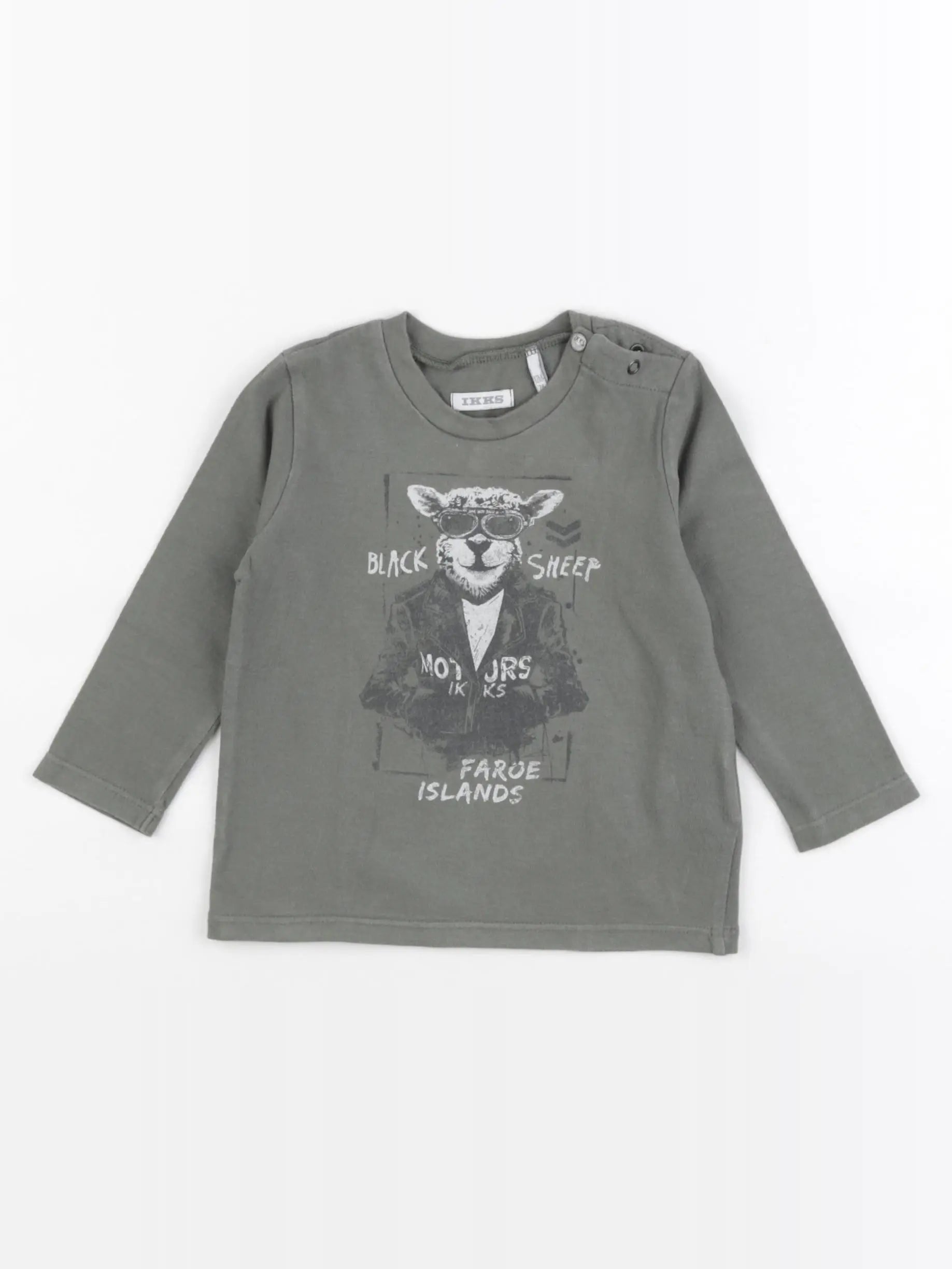 IKKS - tee-shirt vert - 12 mois